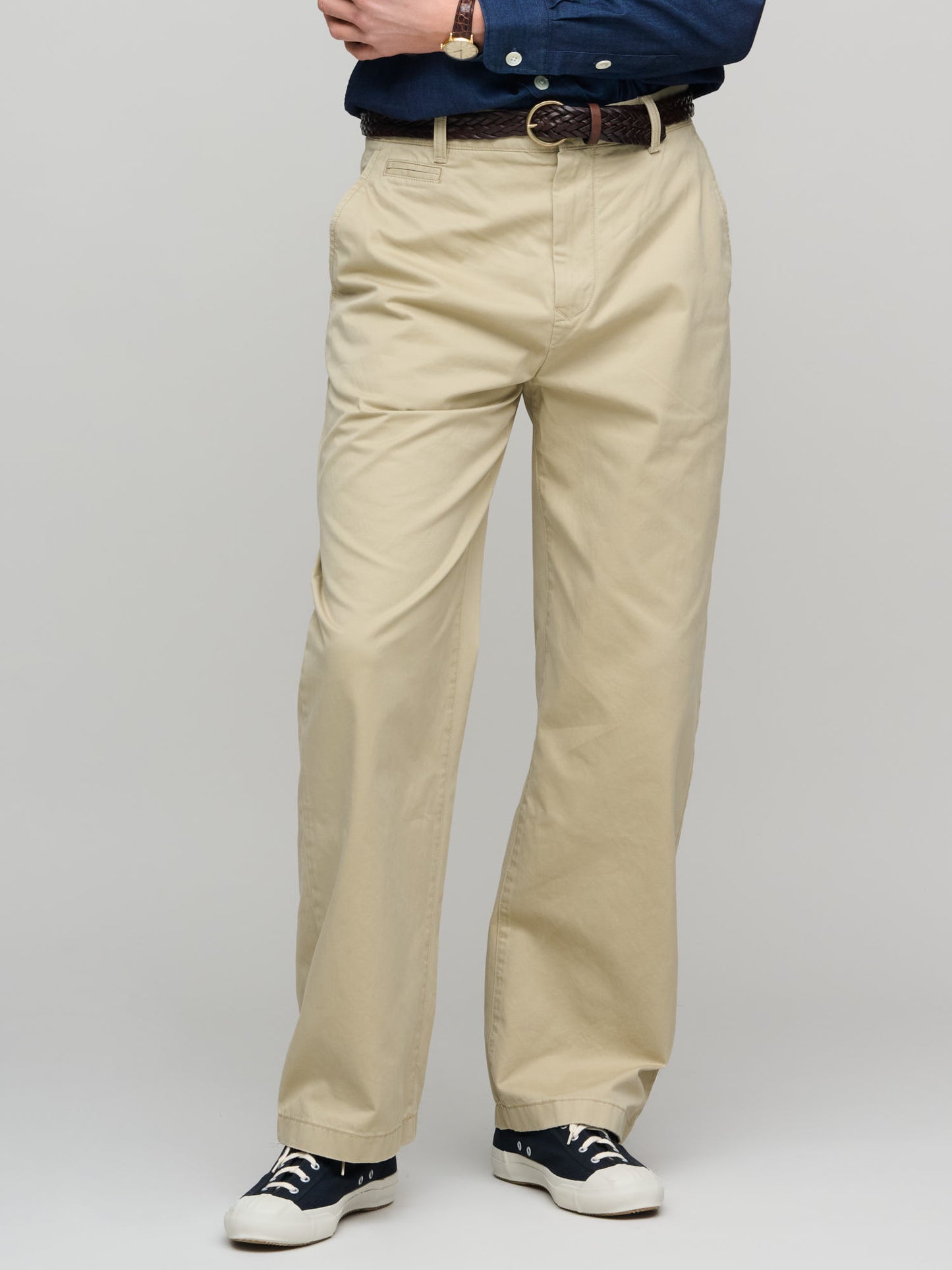 Rel Cotton Twill Chinos, Woody Beige