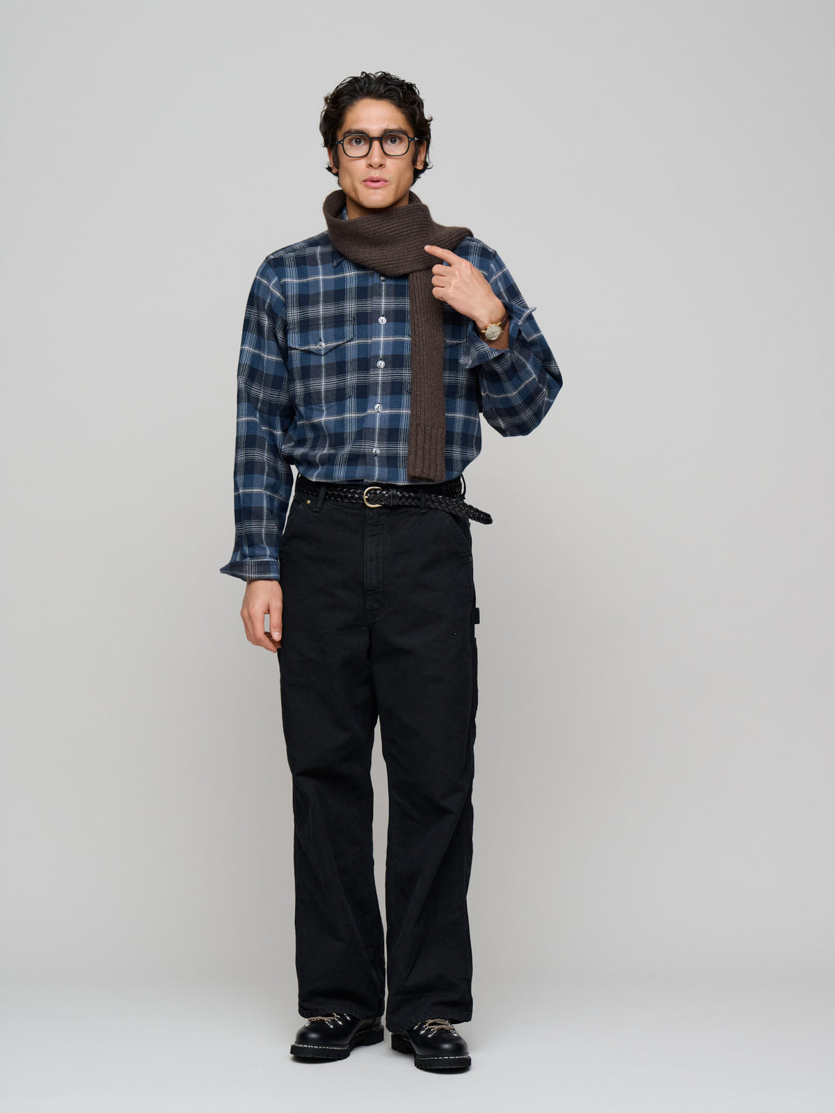 Oxford Painter Pants Dad’s Fit, Black