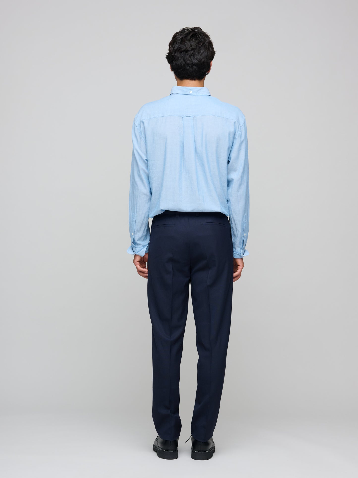 K Jacket Suit Wool, Navy - Classic Fit Trousers