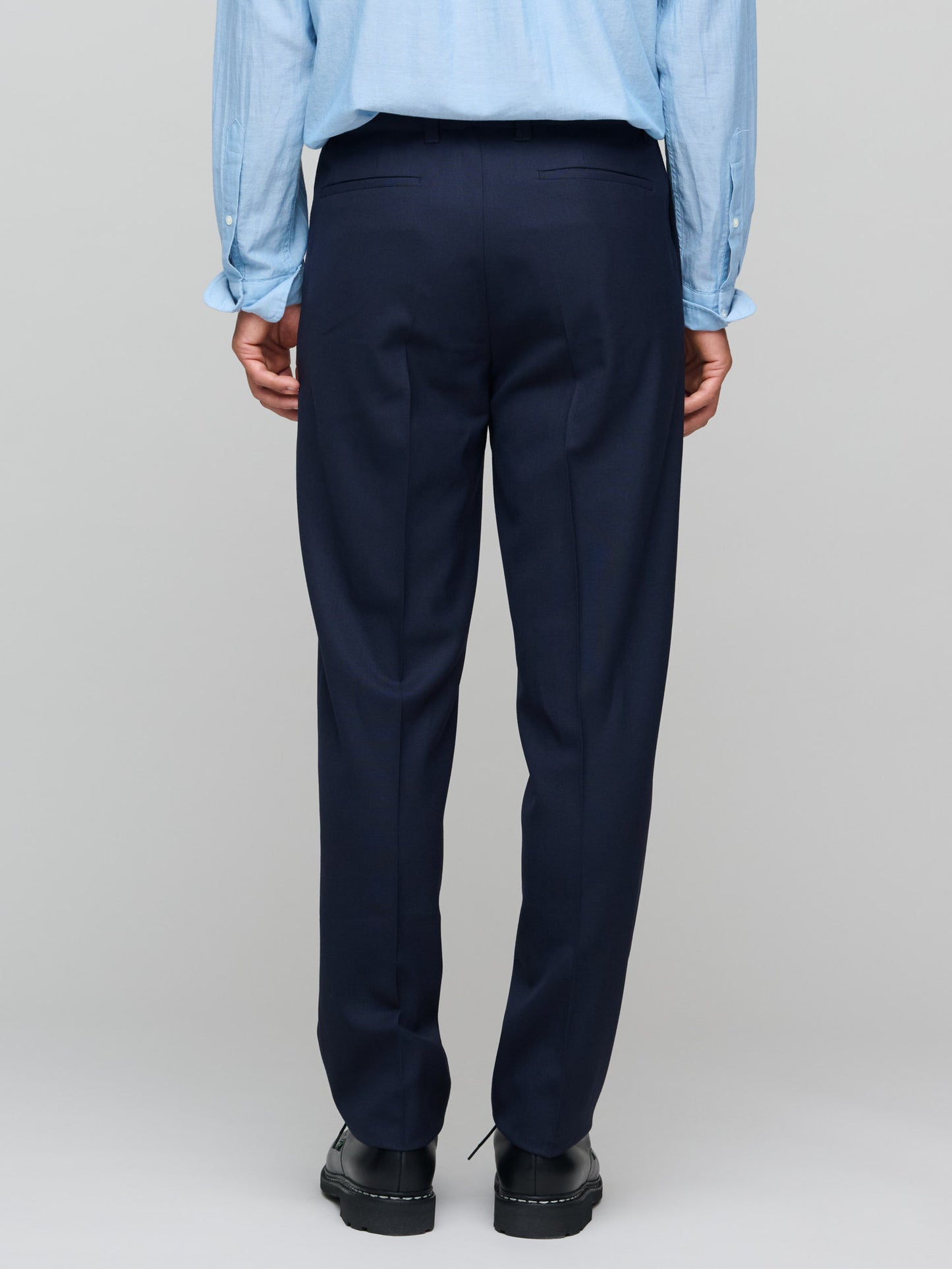 K Jacket Suit Wool, Navy - Classic Fit Trousers