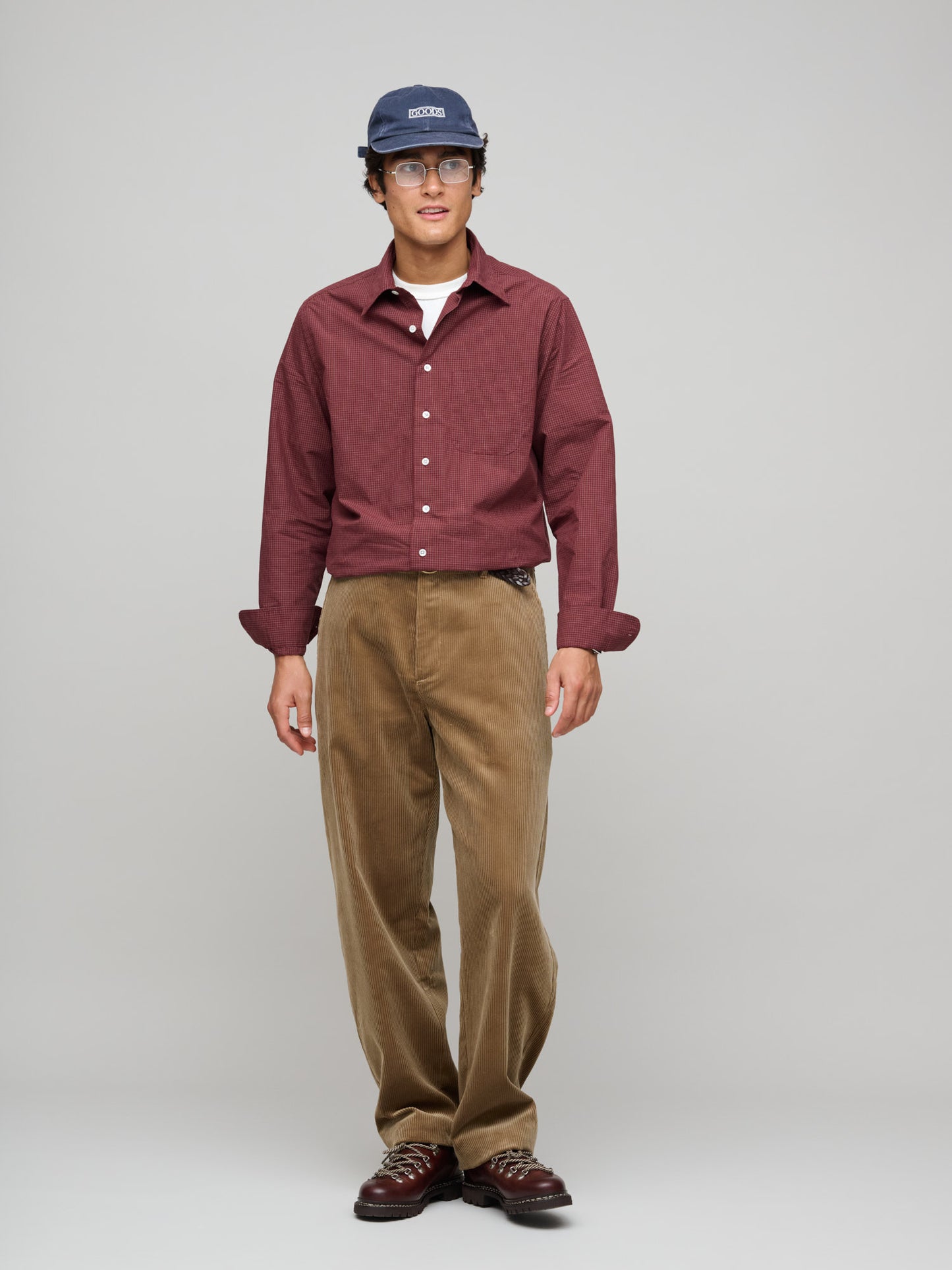 Balloon Trouser Wide Wale Corduroy, Beige