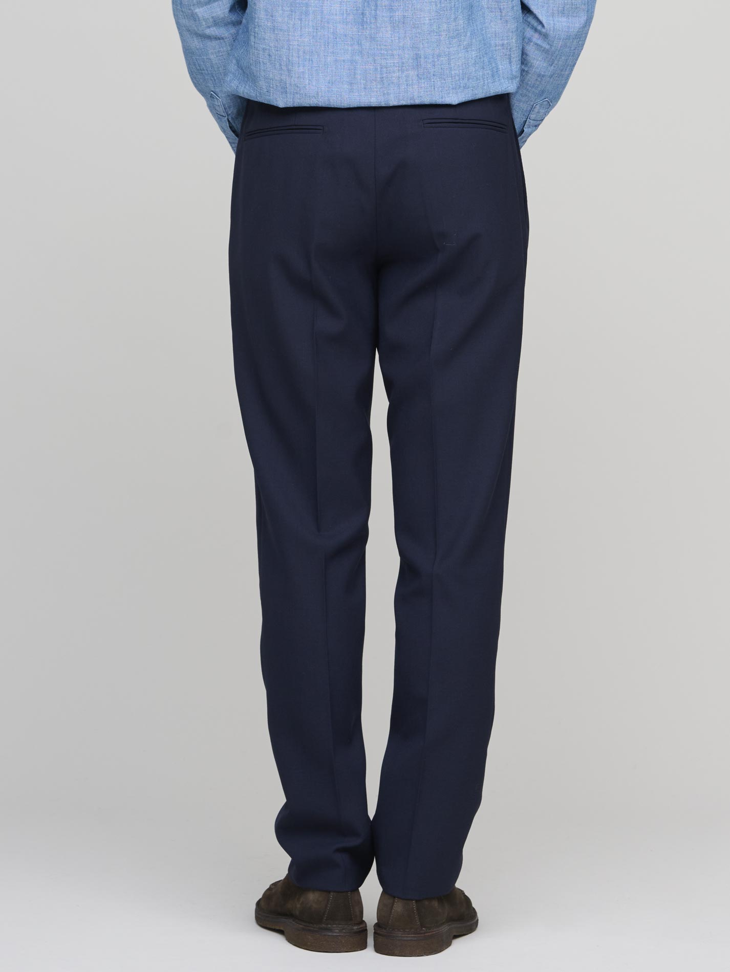 Wool Trouser Regular, Navy