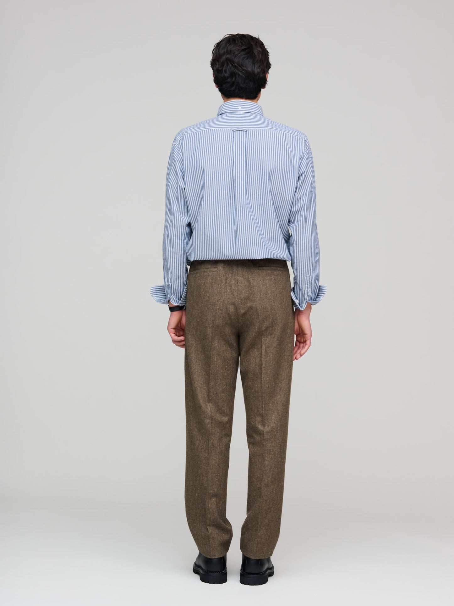 Brushed Flannel Trouser, Khaki