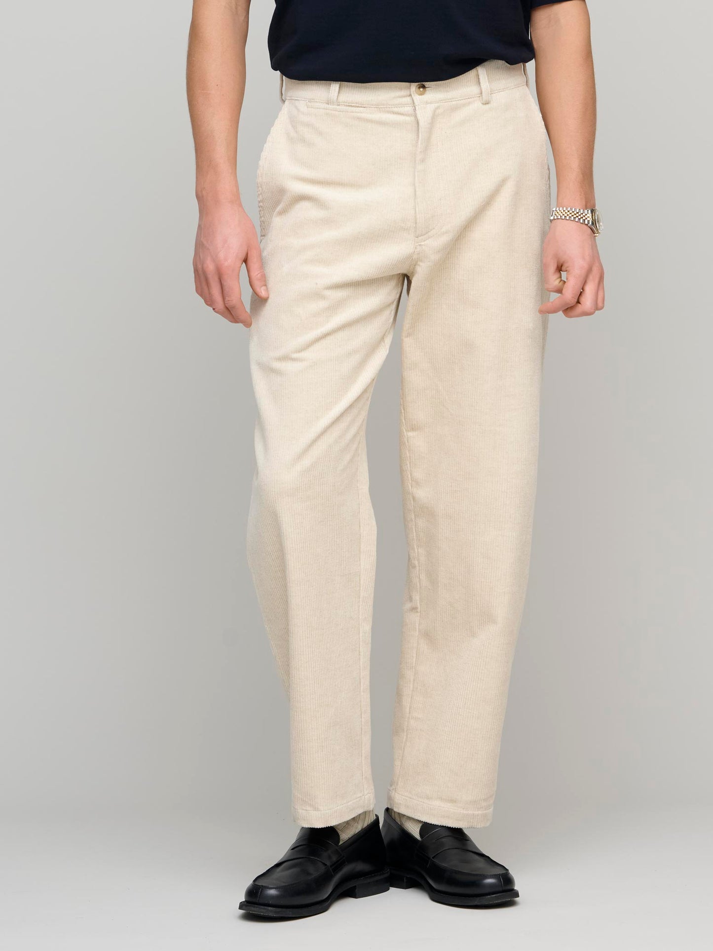 Balloon Trouser Corduroy, Beige