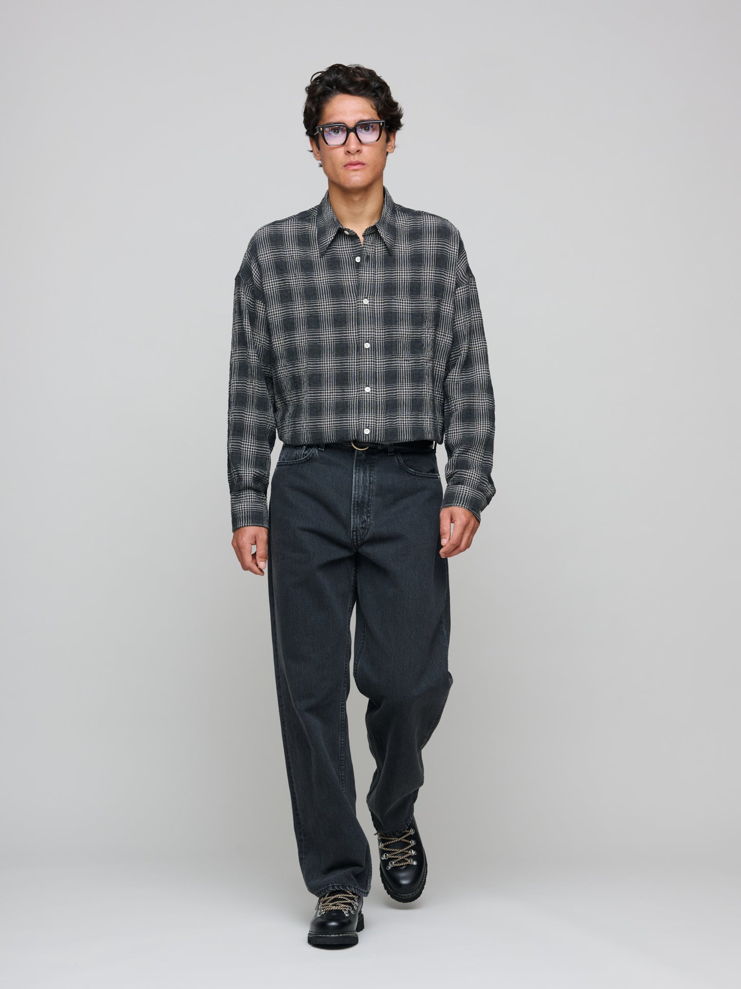 Stable Shirt Checked, Antracite