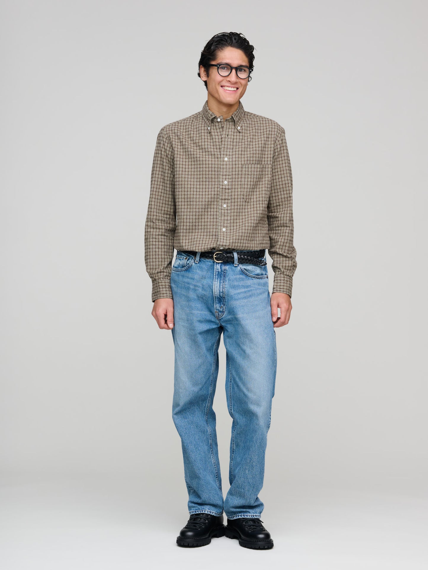 GOODS Special Check Flannel, Khaki