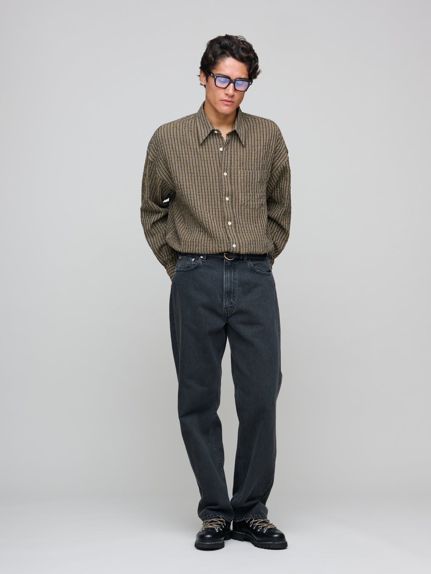 Stable Shirt Checked, Khaki