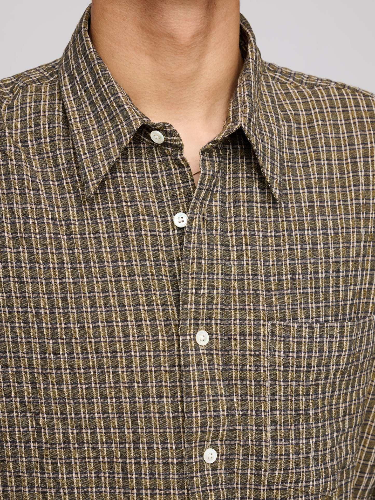 Stable Shirt Checked, Khaki