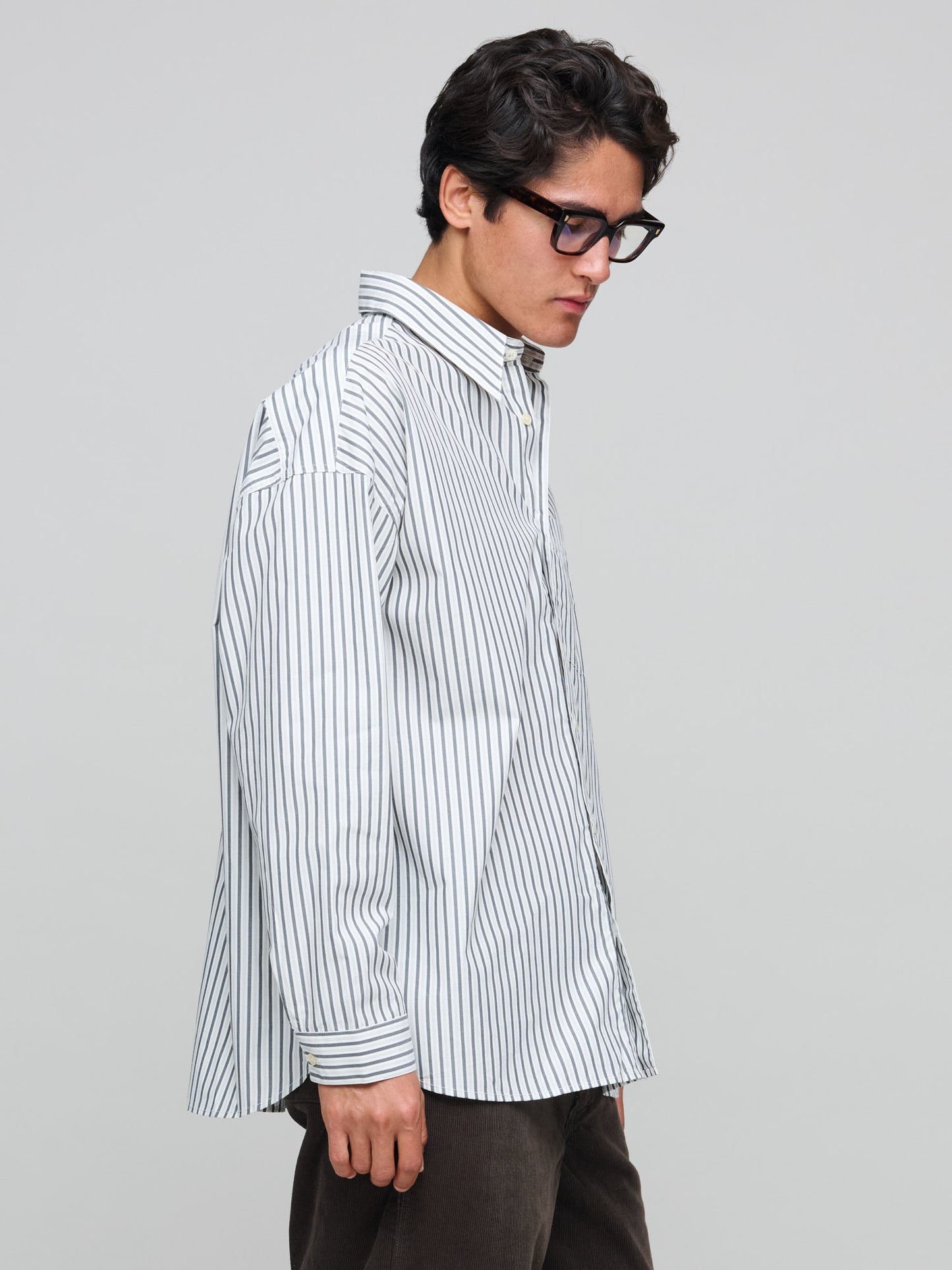 Stable Shirt Striped, Antracite