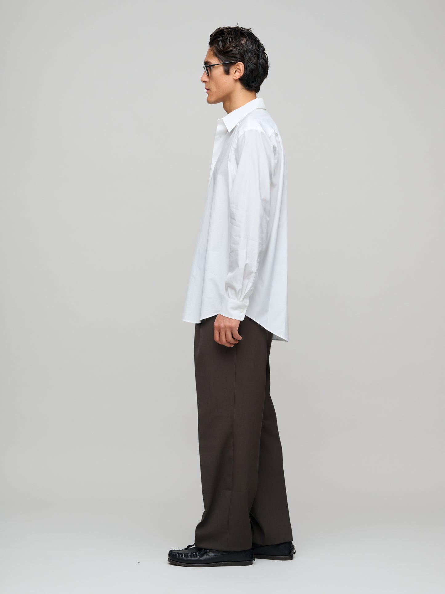 Washed Finx Twill Shirt, White