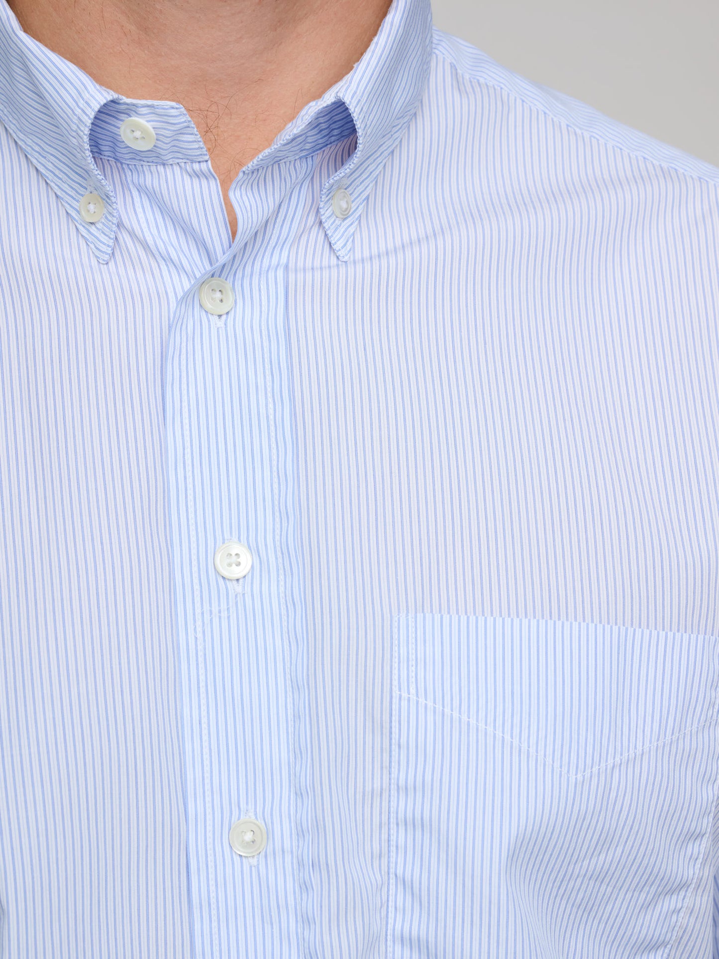 American BD Super Lightweight Shirt, Fine Peasant Stripe
