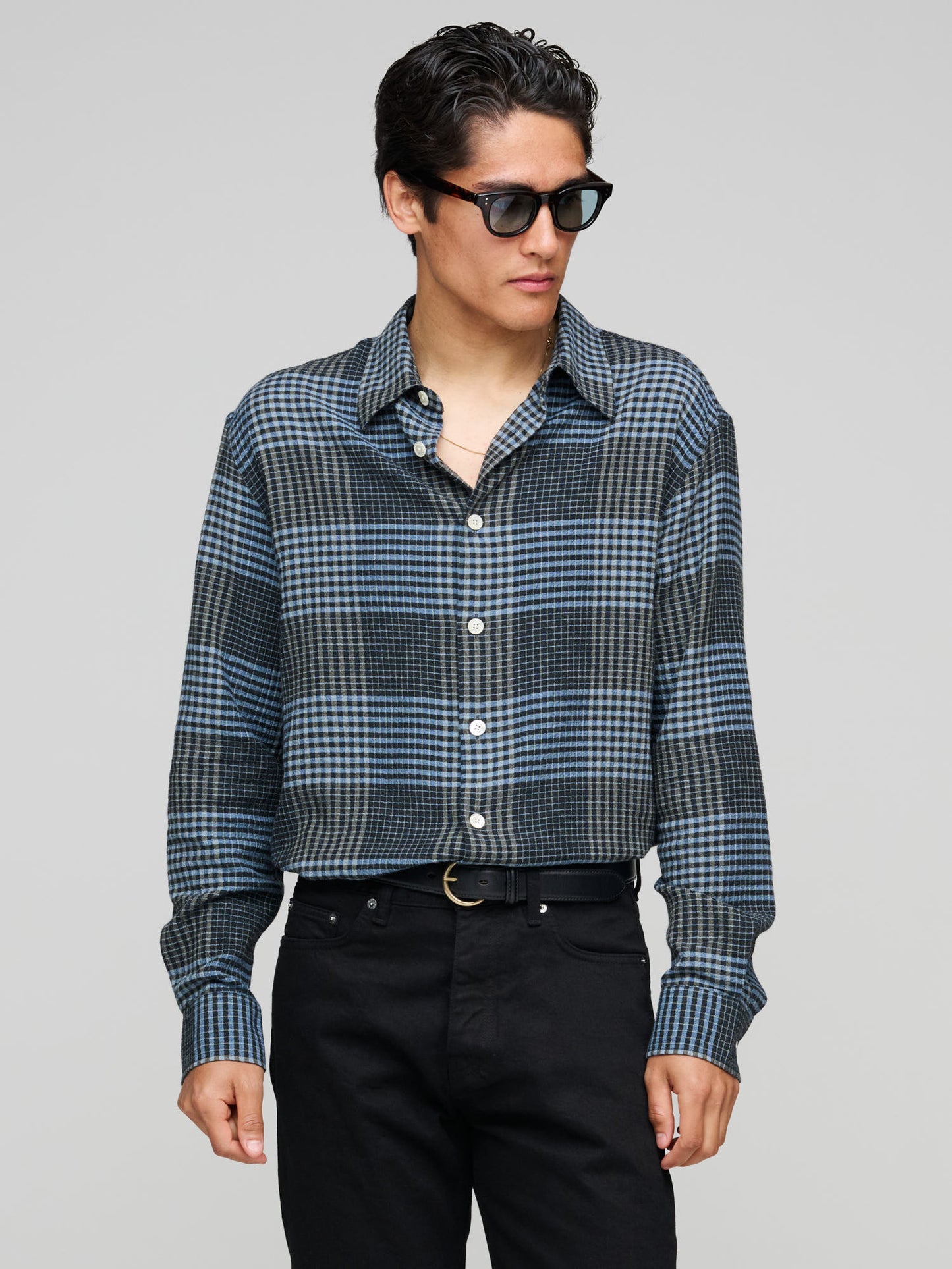 Studio Shirt, Blue check