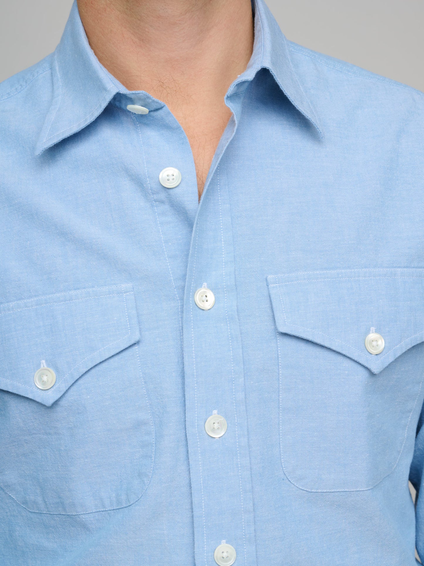 American Western Shirt, Light Chambray