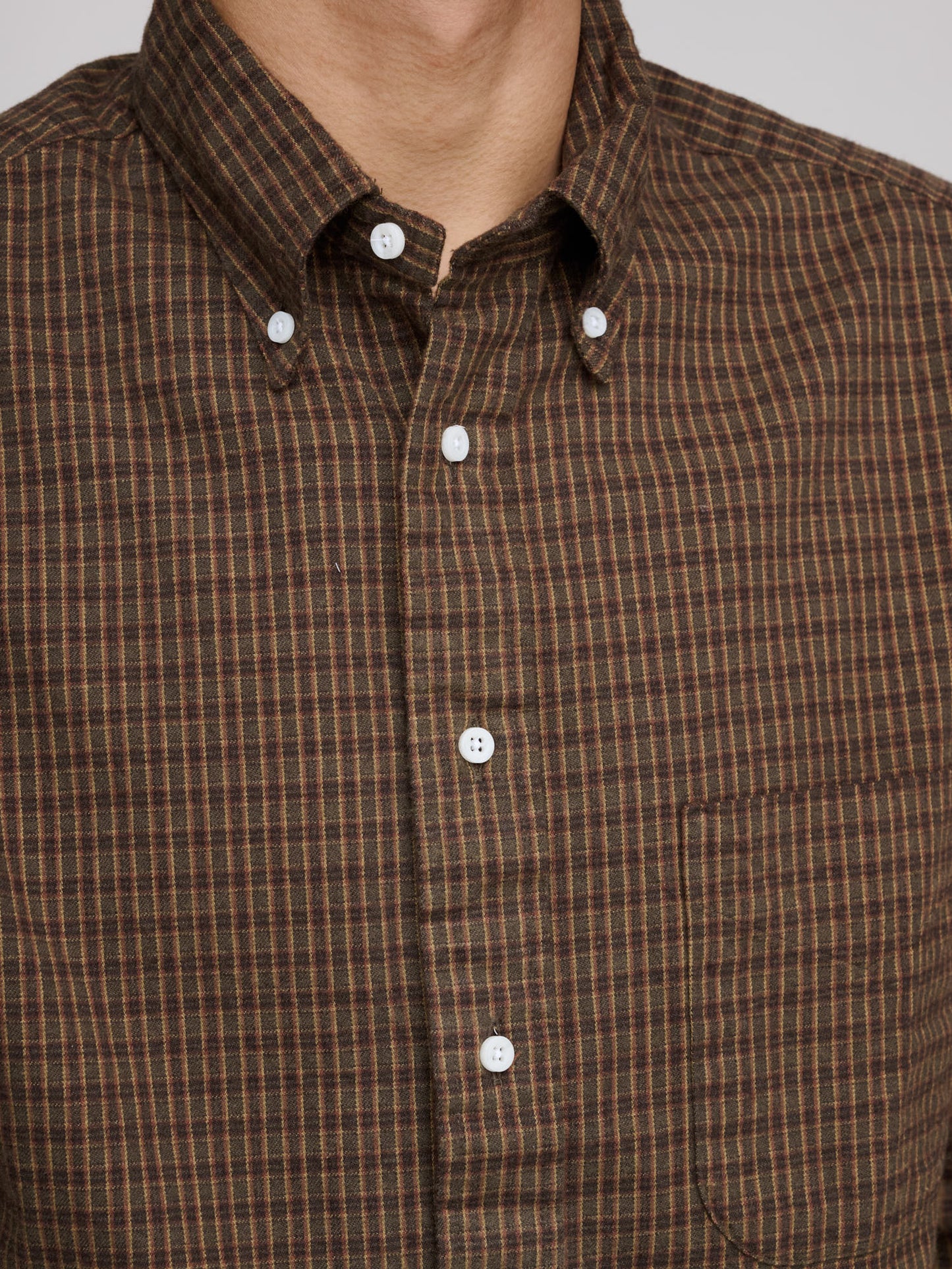 GOODS Special Check Flannel, Brown