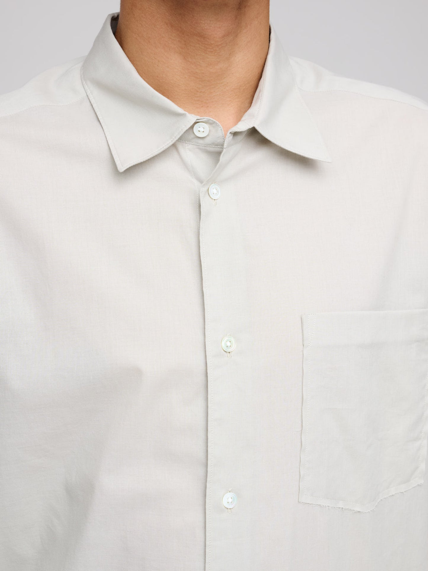 Volume Shirt Finepop, Light Grey