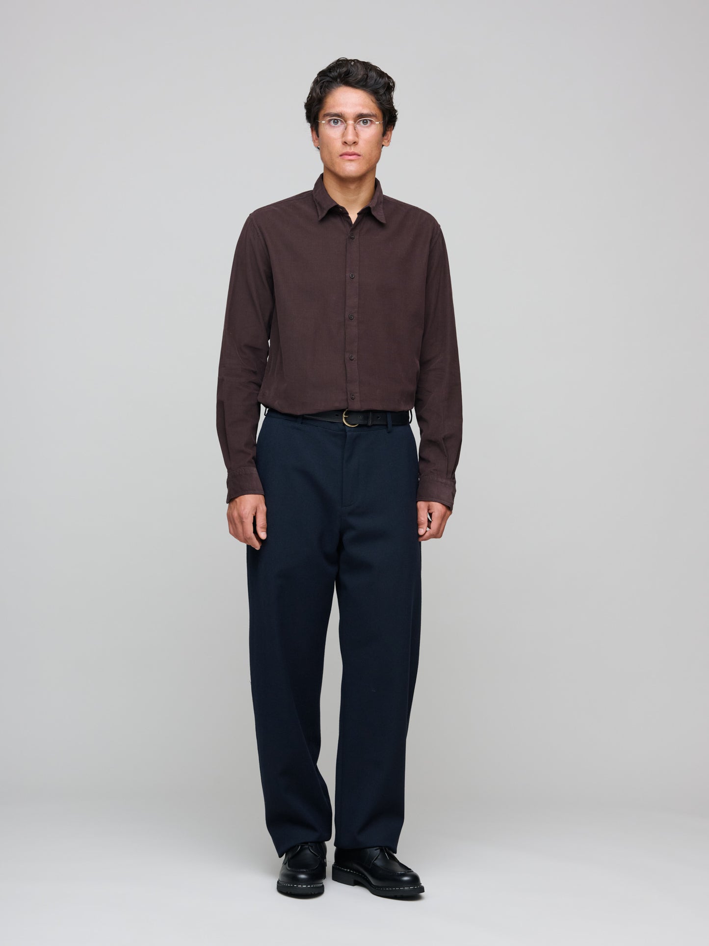 Fine Cord Shirt, Truffle