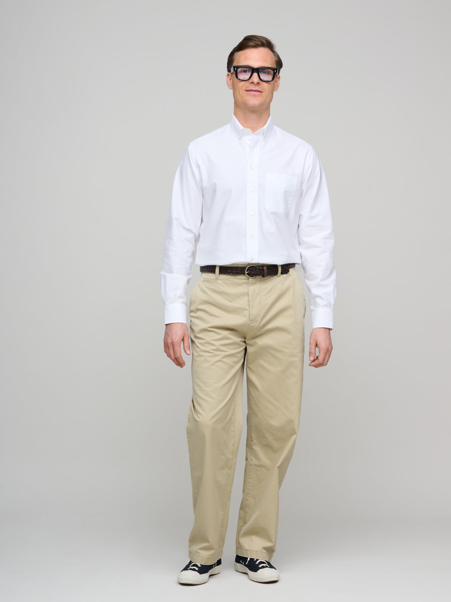 American BD Oxford Shirt, White