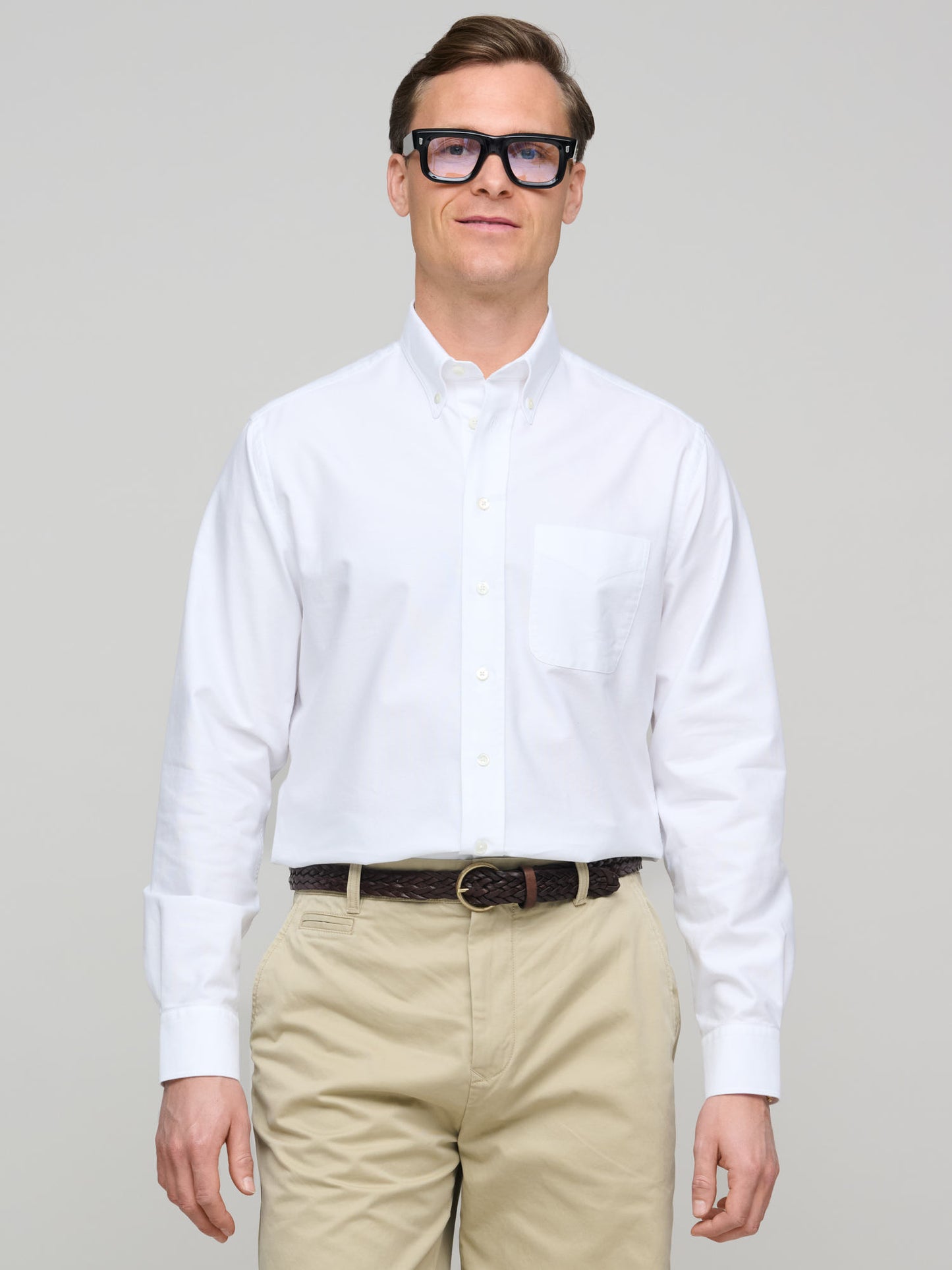American BD Oxford Shirt, White