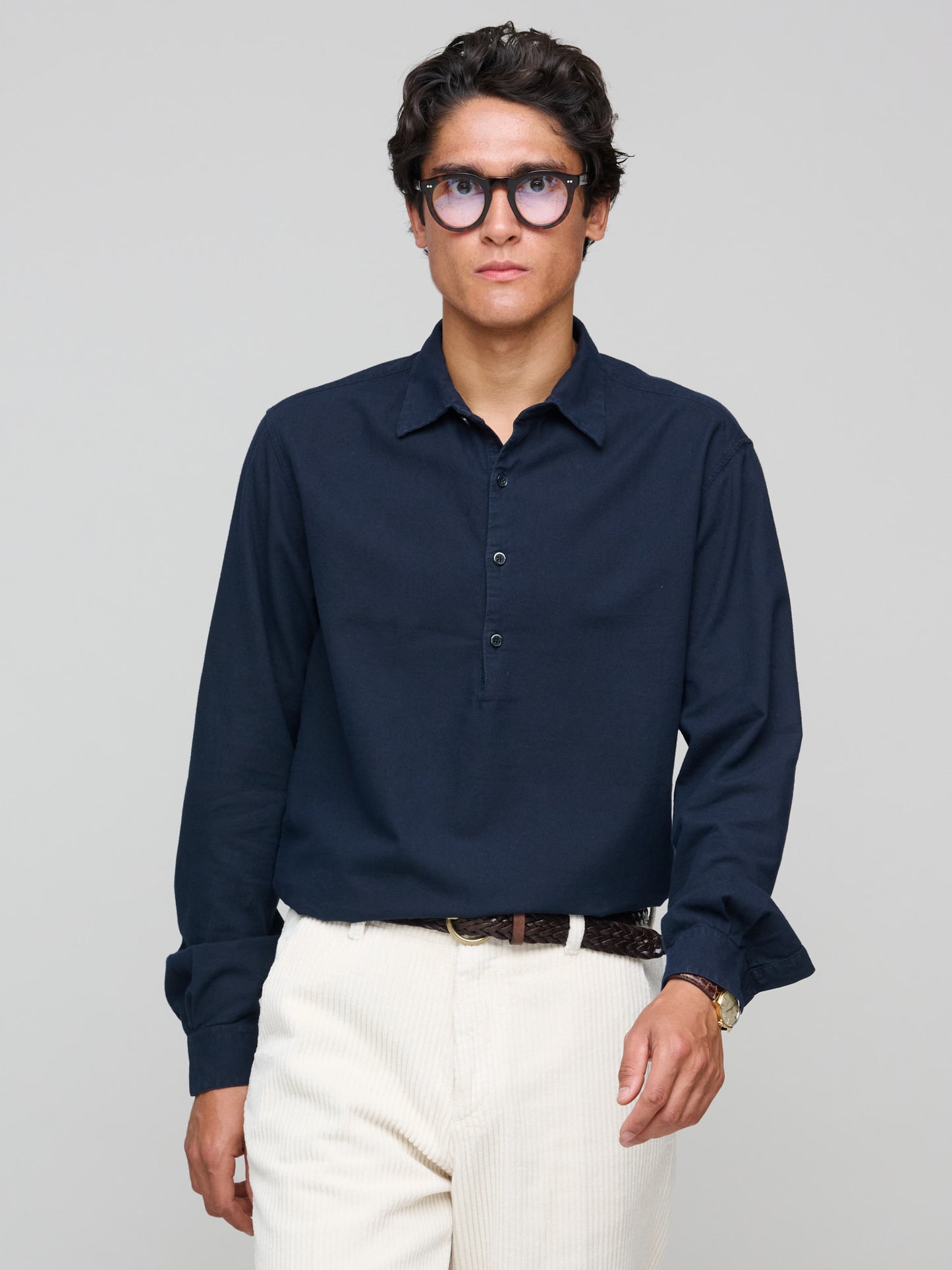 Pavan Vaj Shirt, Navy