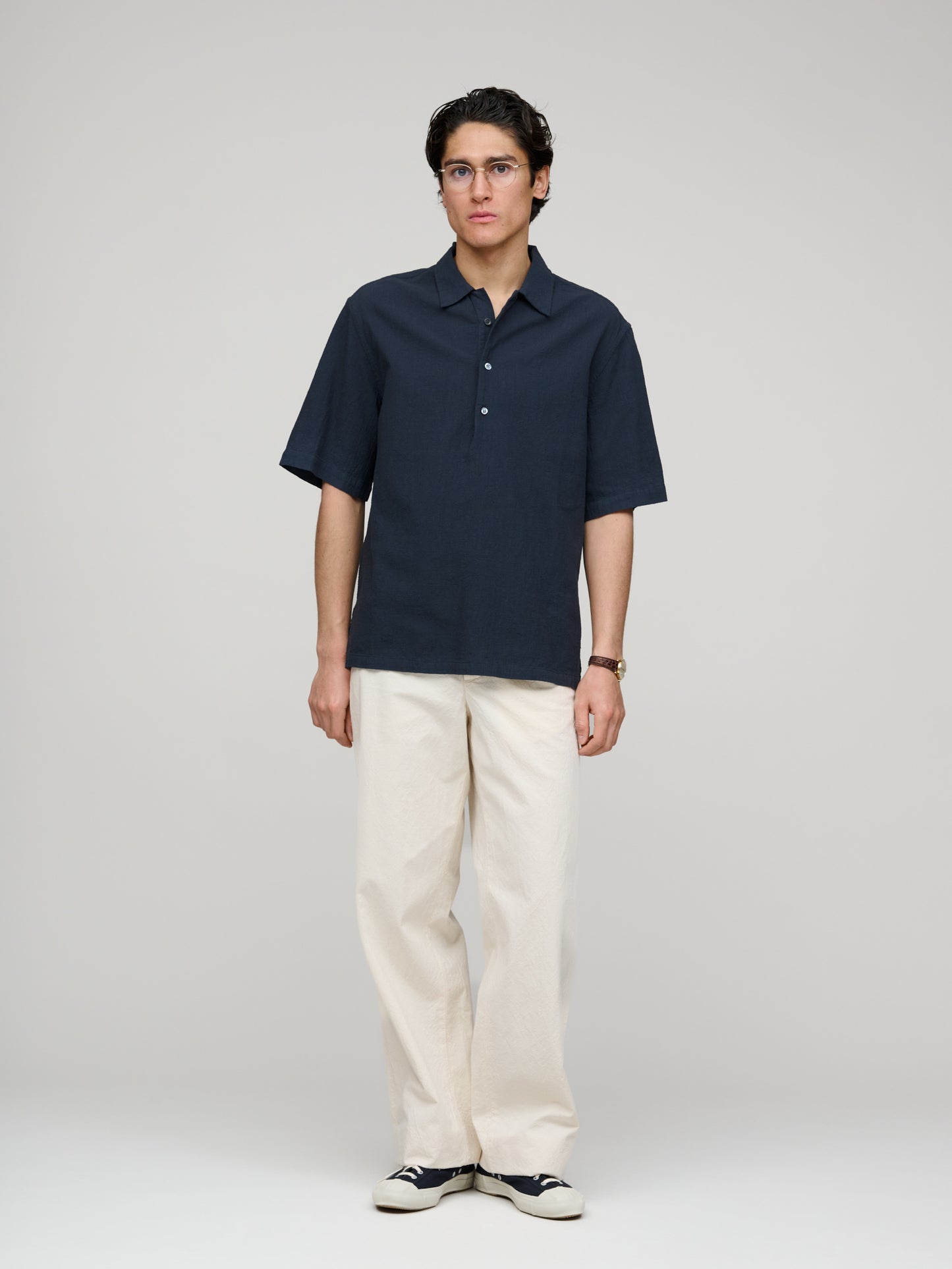 Mola Shirt, Navy