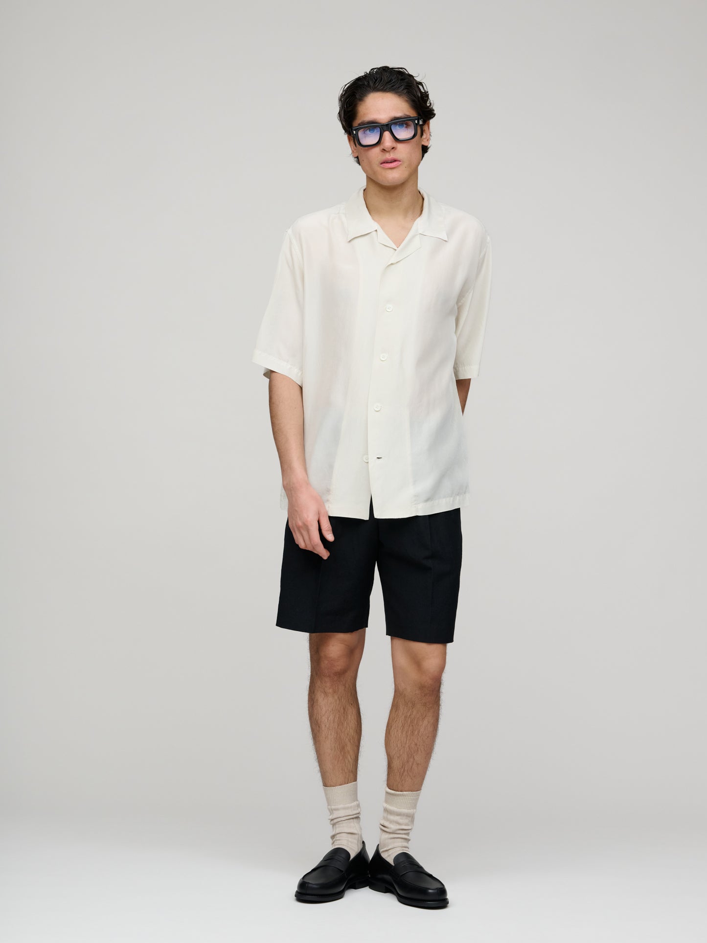 Solana Silk Shirt, Perla