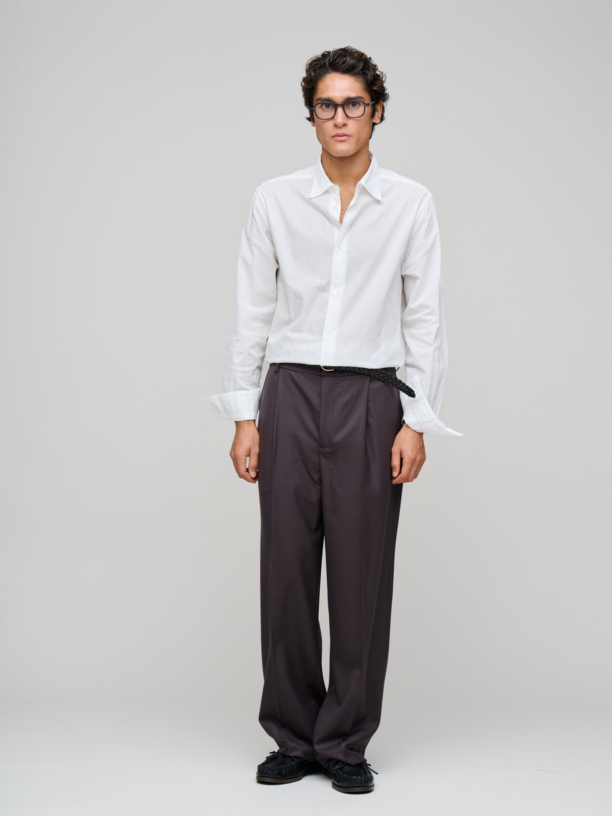 Volume Shirt Wash Cot, White