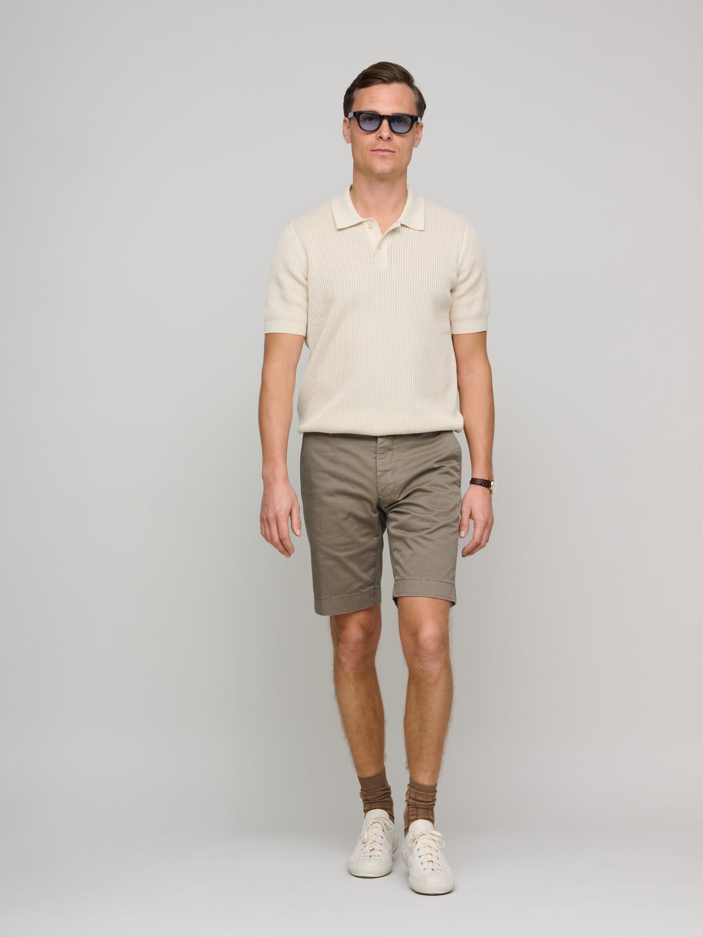 Cotton Shorts, Khaki