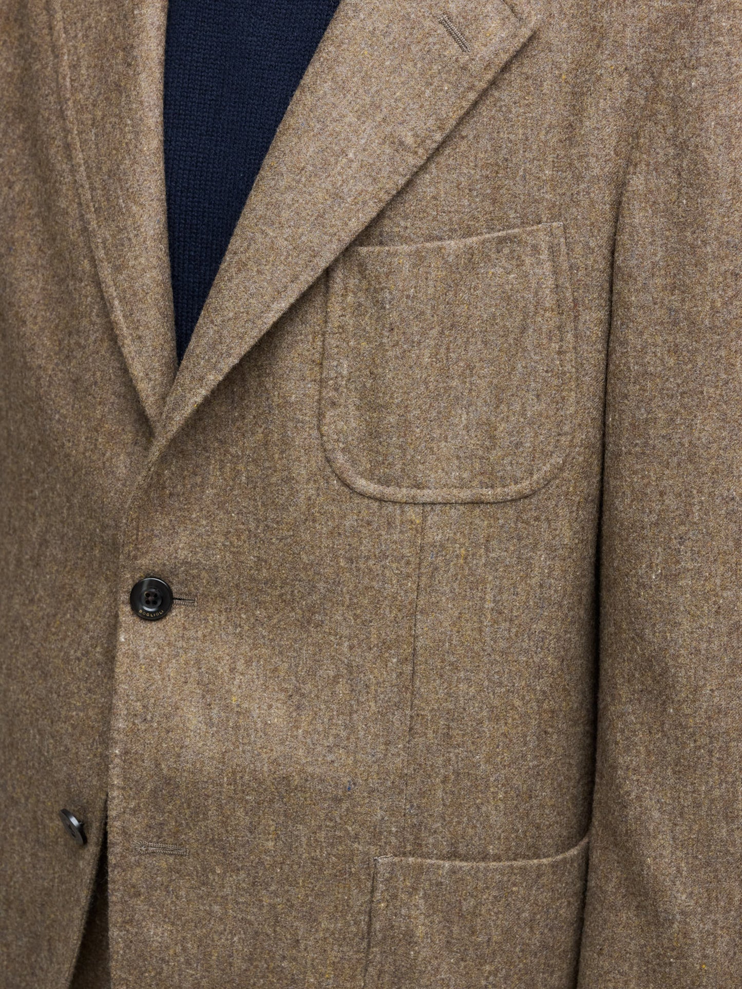 K. Jacket Brushed Flannel, Khaki