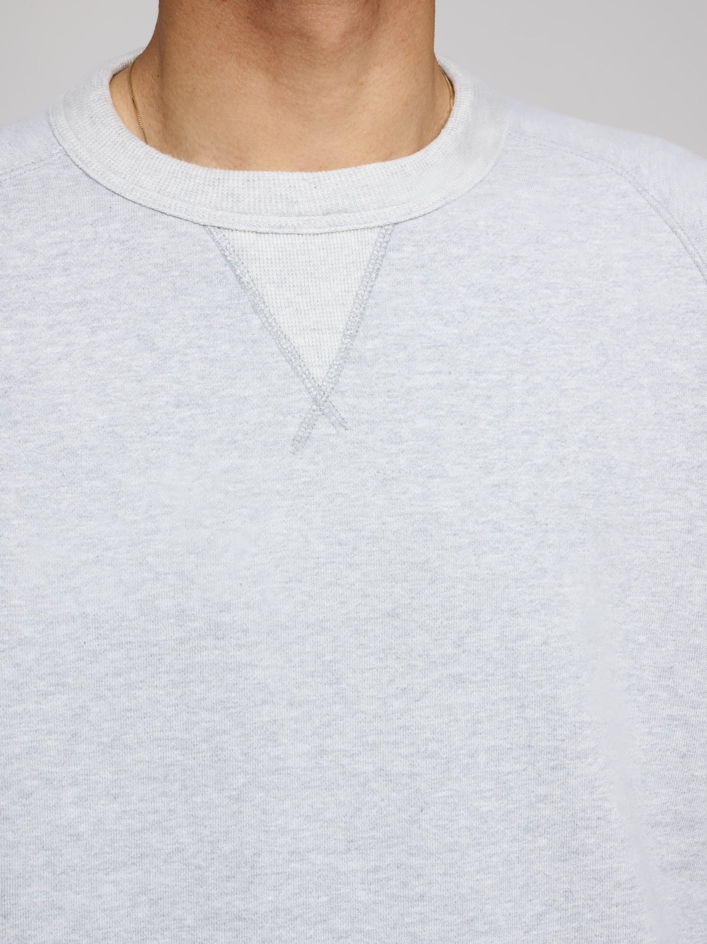 Puamana CN Sweatshirt Japanese Brushed Fleece, Hambledon Grey
