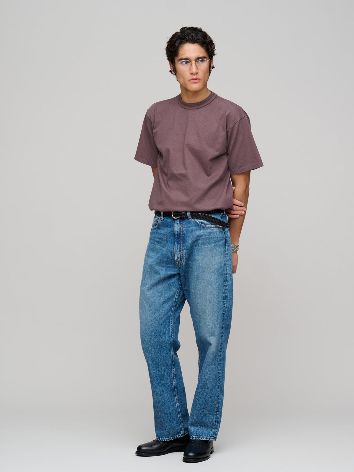 Makaha SS T-Shirt 300gsm Japanese Jersey, Raisin