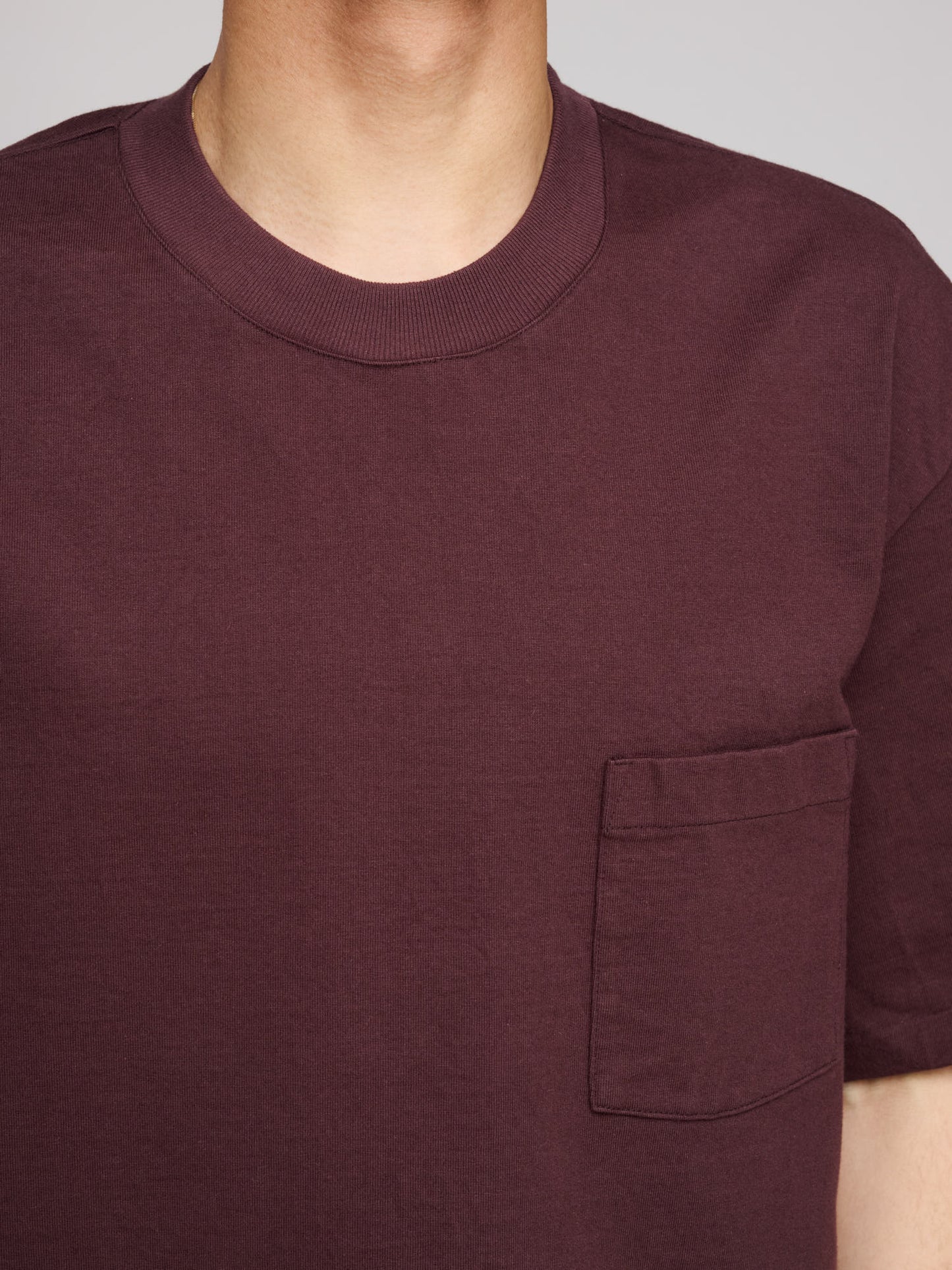 Heavy Weight Pocket Tee, Brown