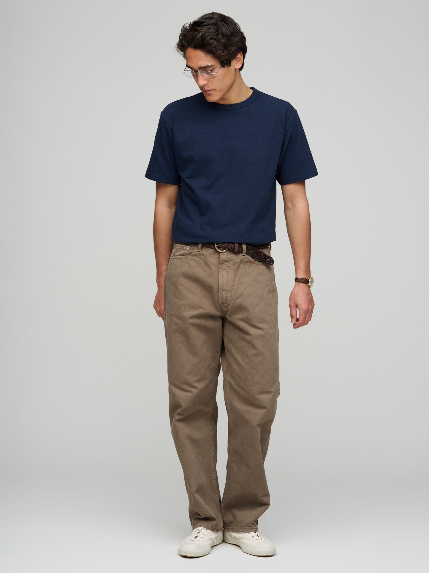 Haleiwa SS T-Shirt 260gsm Japanese Jersey, Dark Navy