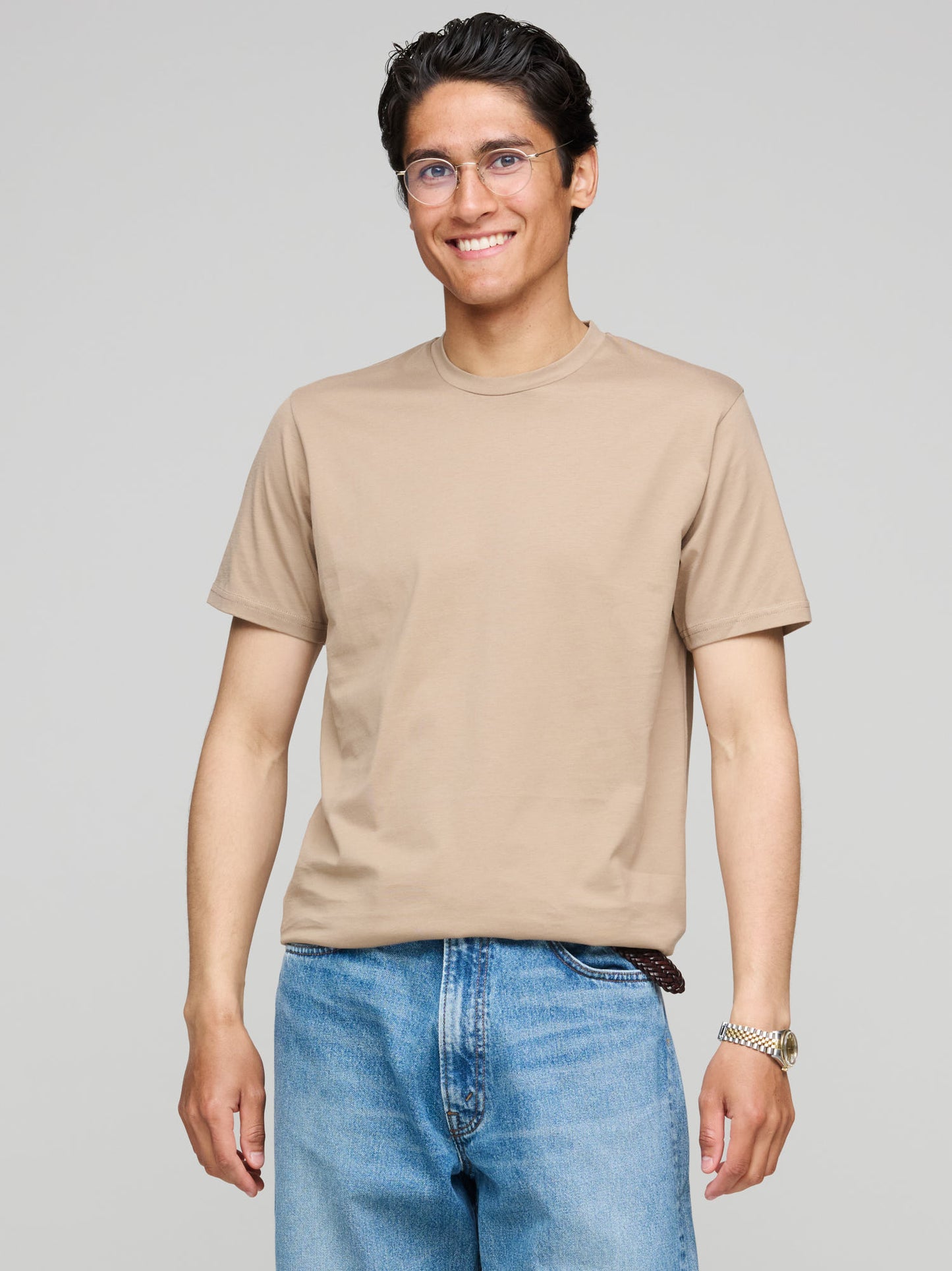Riviera Midweight T-Shirt, Dune