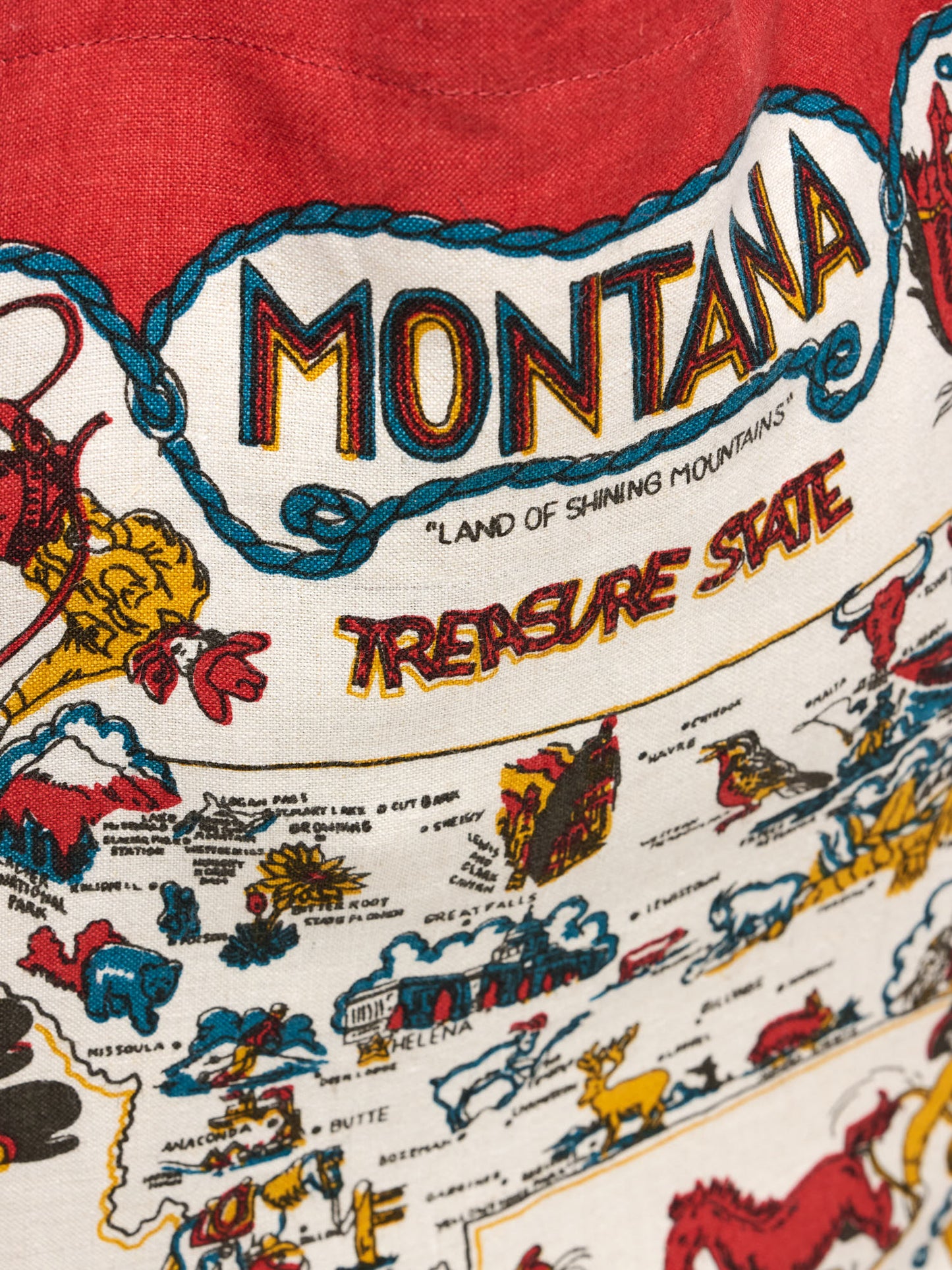 Grocery Bag Montana, Red