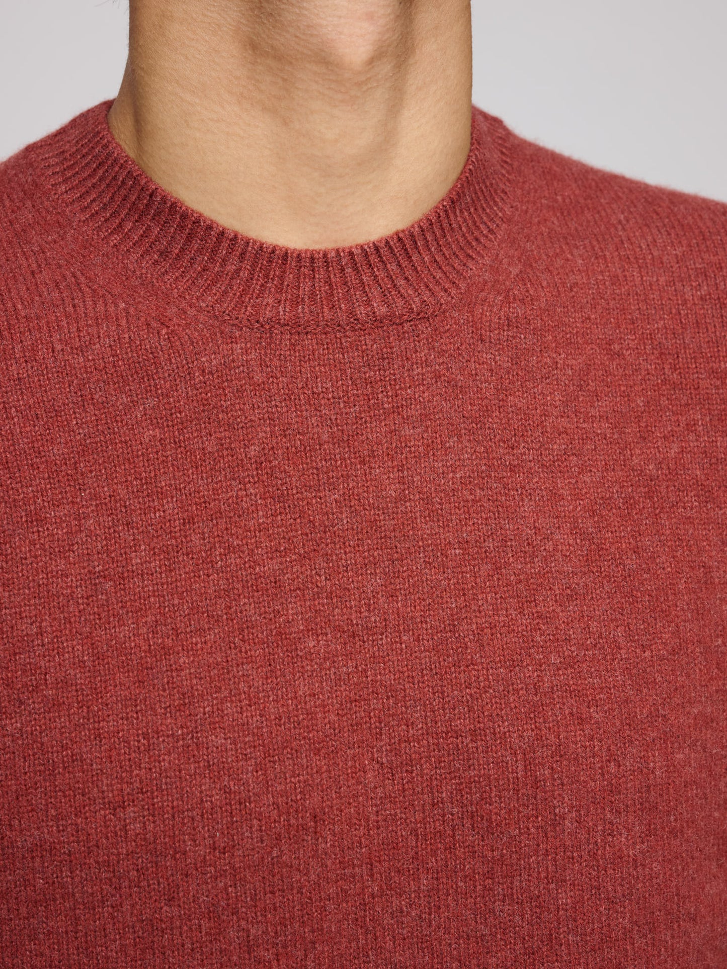 Easy Crew - Cashmere/Lambswool, Rust