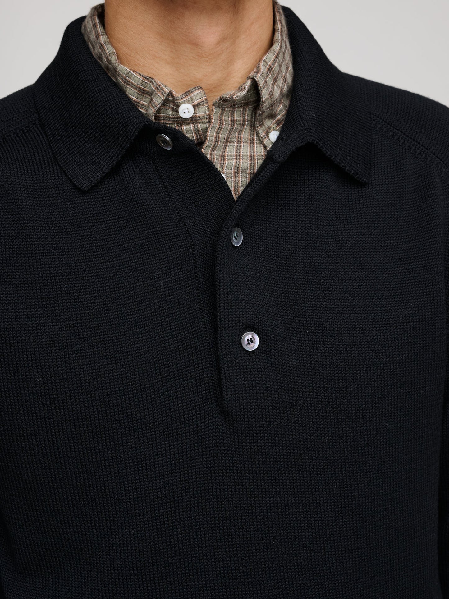 Merino Polo, Black