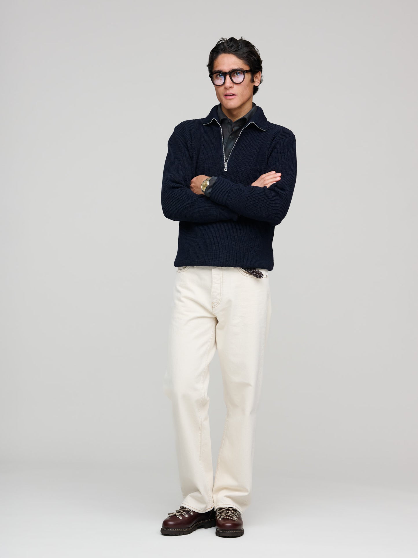Sailor Half-Zip, Navy Blue