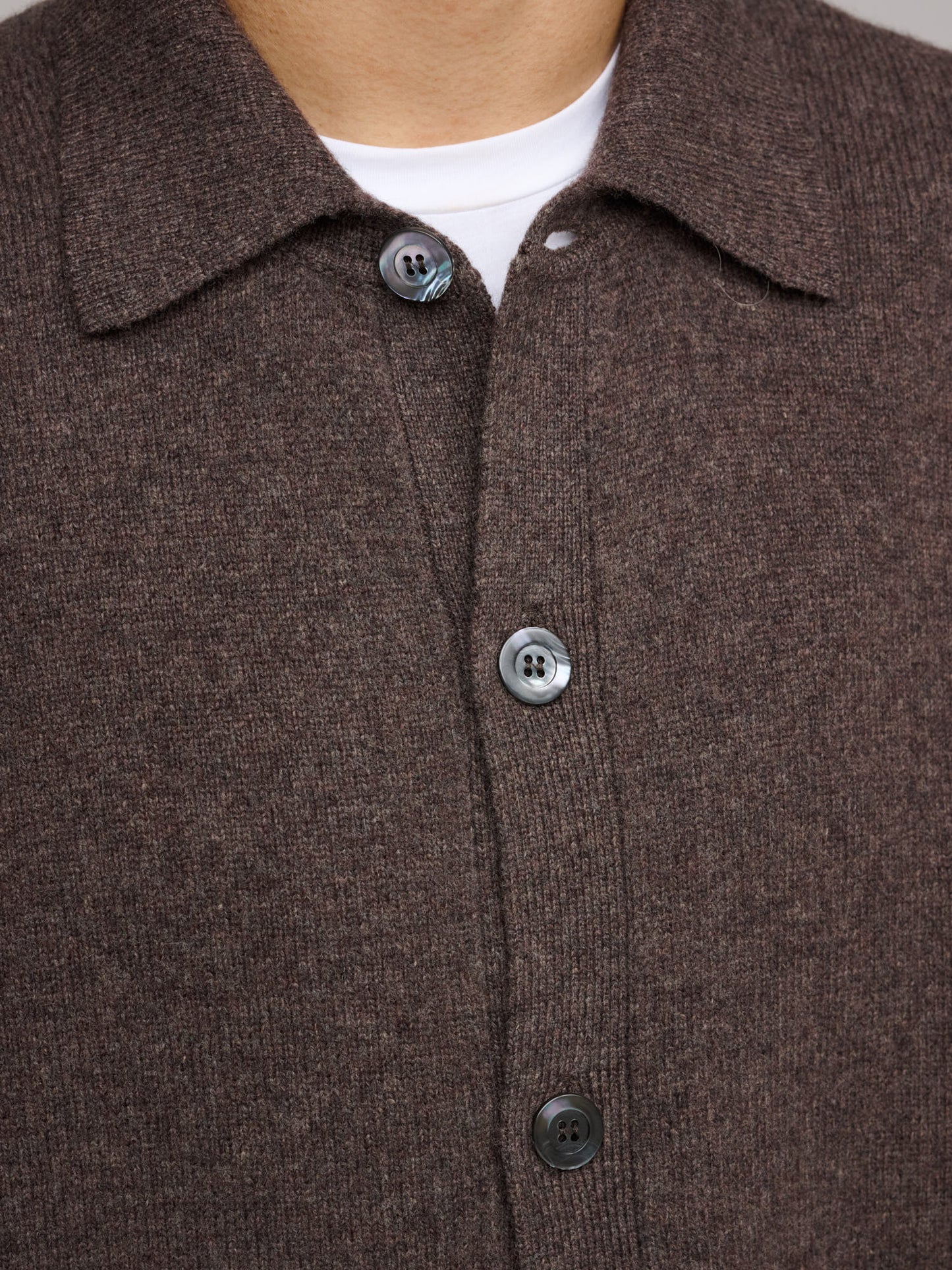 Polo Cardigan, Brown