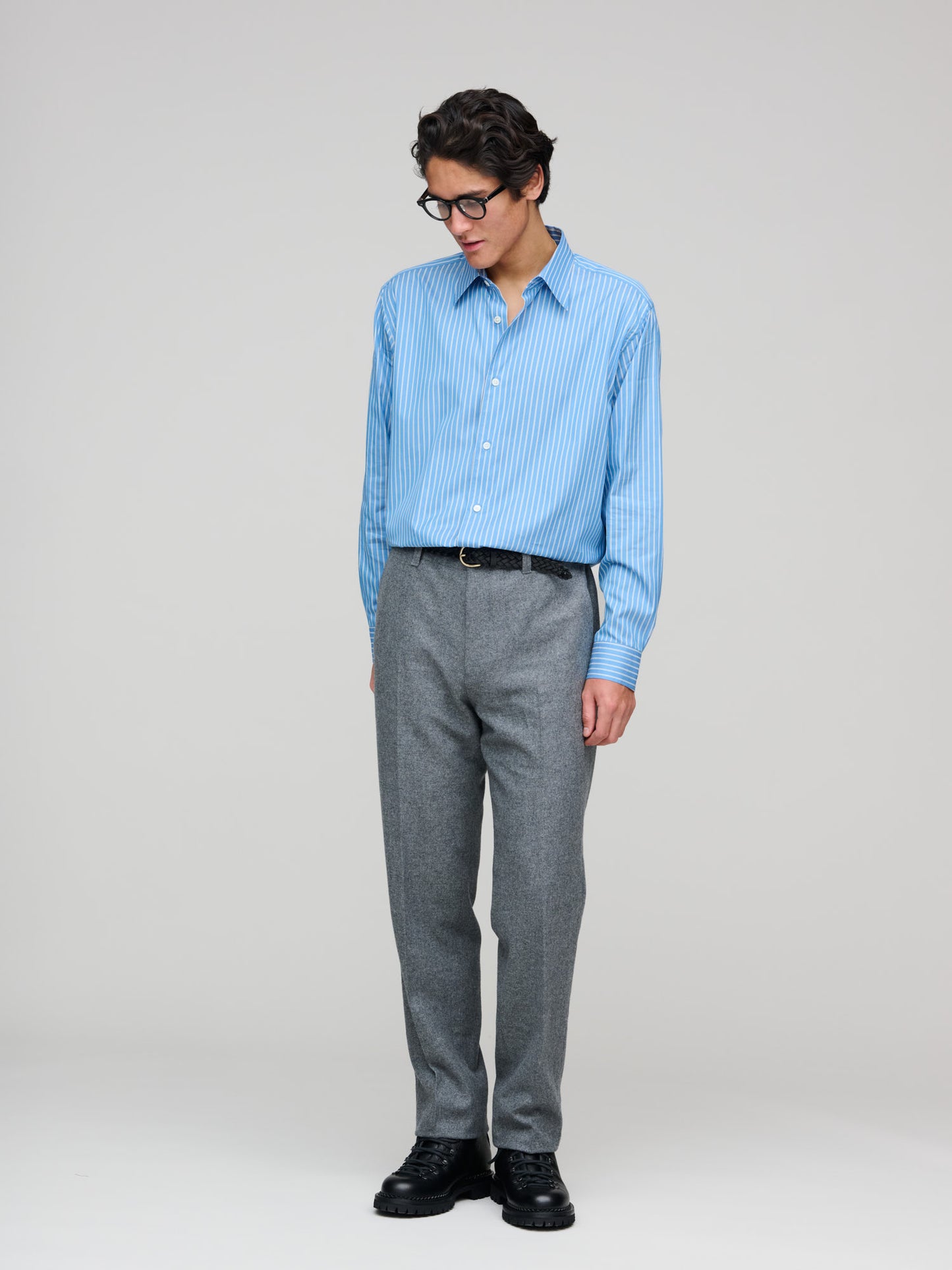 Brushed Flannel Trouser, Grey