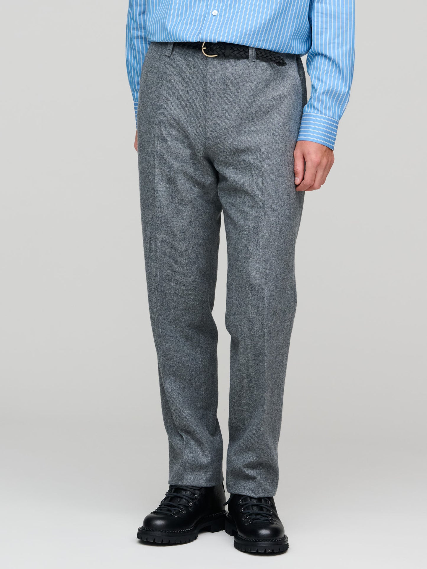 Brushed Flannel Trouser, Grey