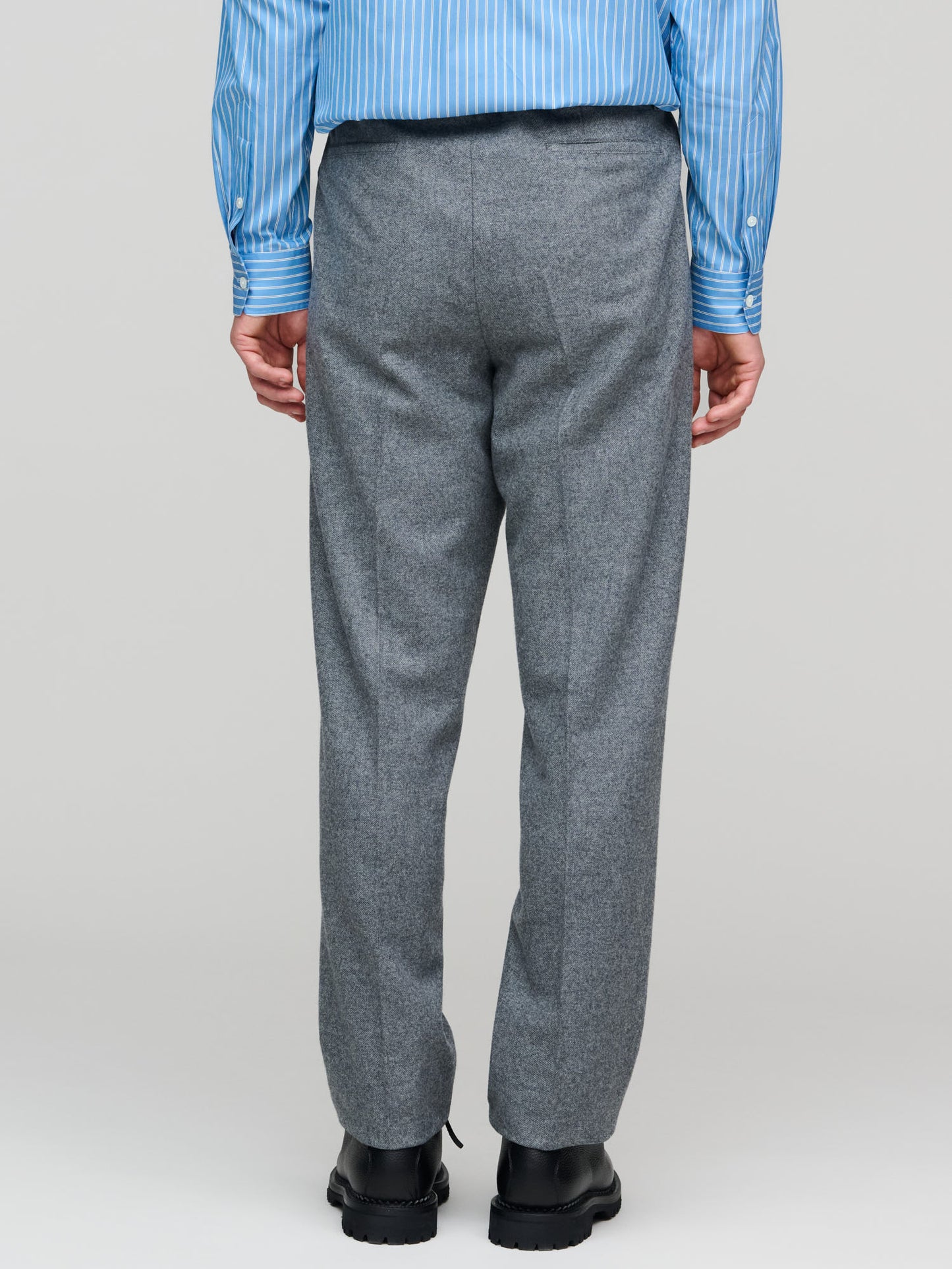 Brushed Flannel Trouser, Grey