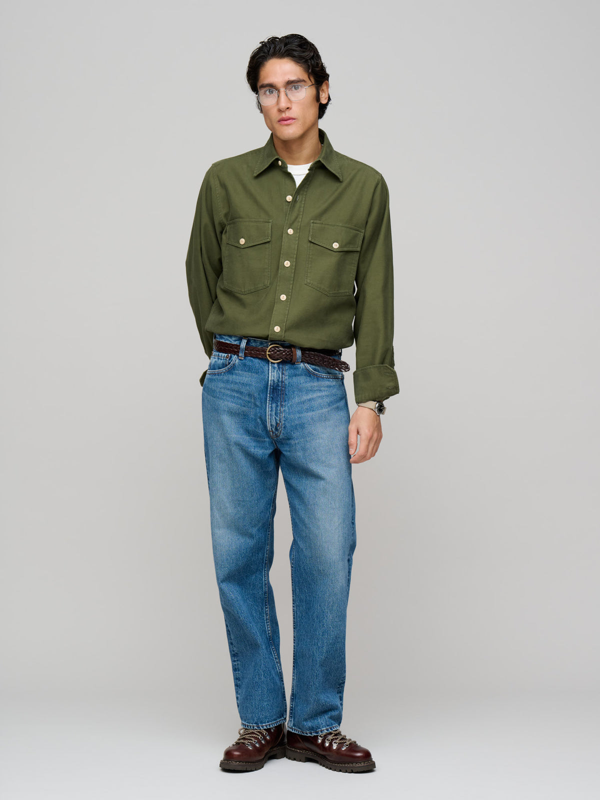 LP Two-Pocket Casual Shirt, Olive