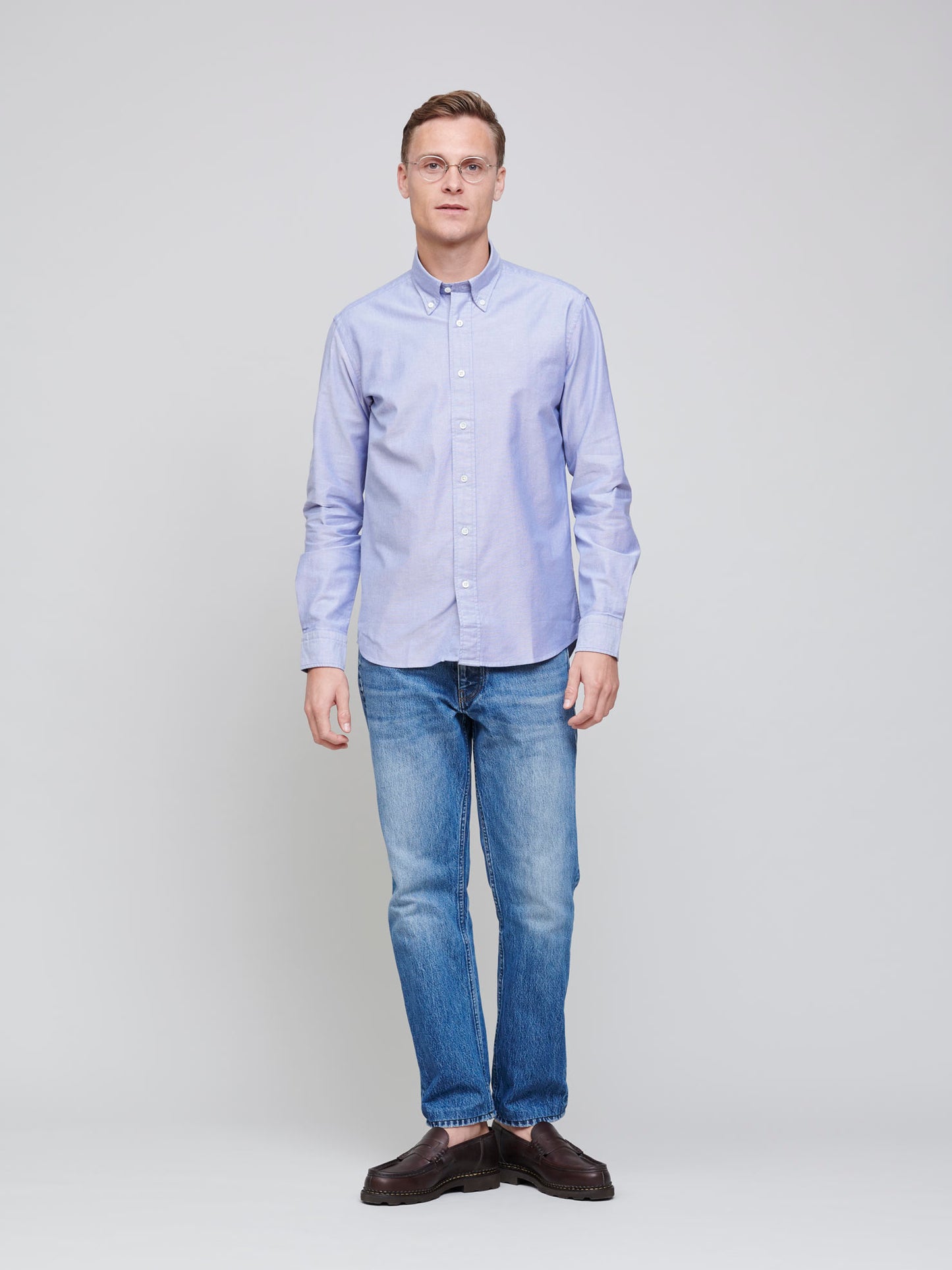 New BD Shirt, Mid Blue Oxford