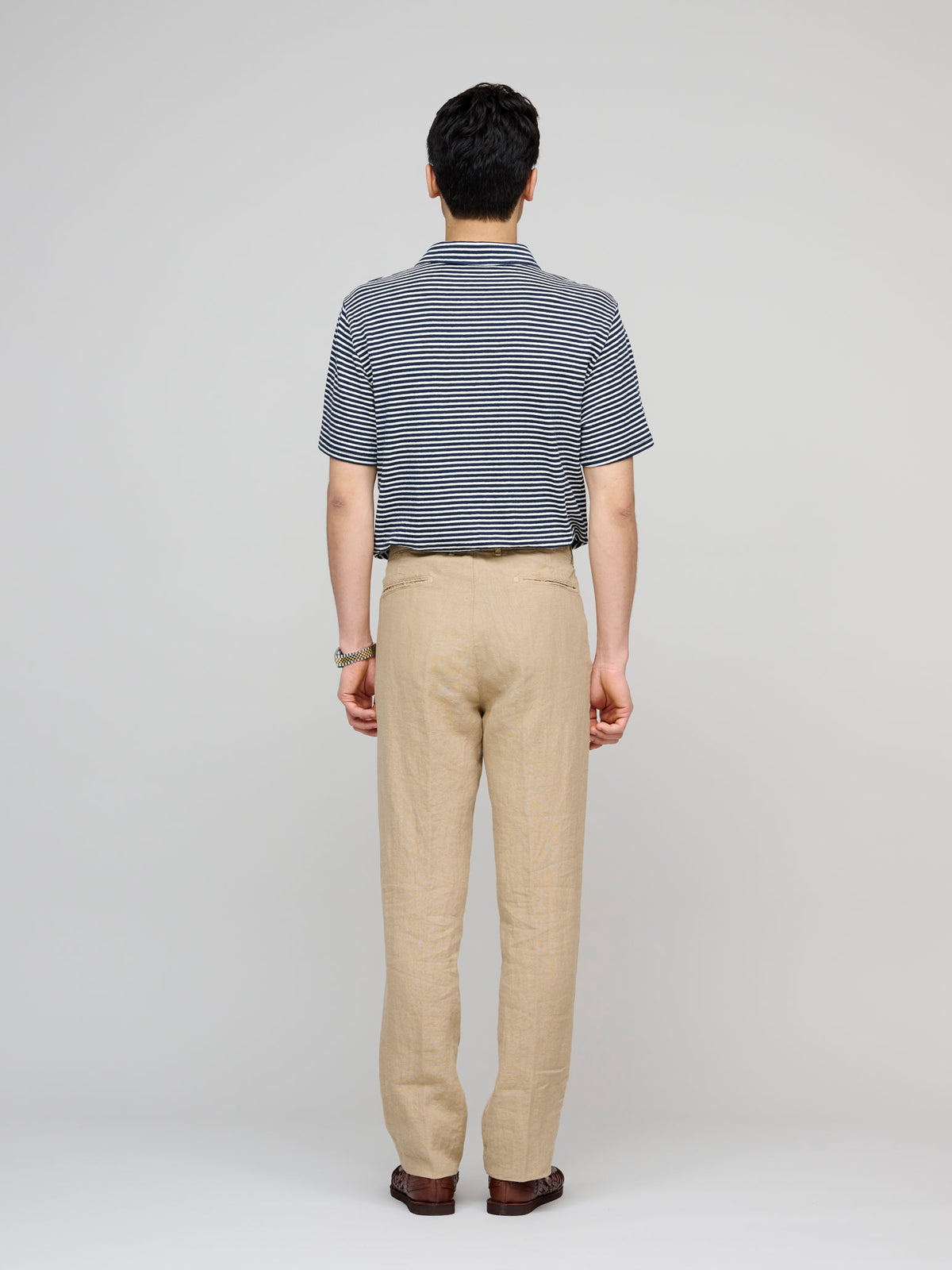 Albora Linen Trousers, Beige