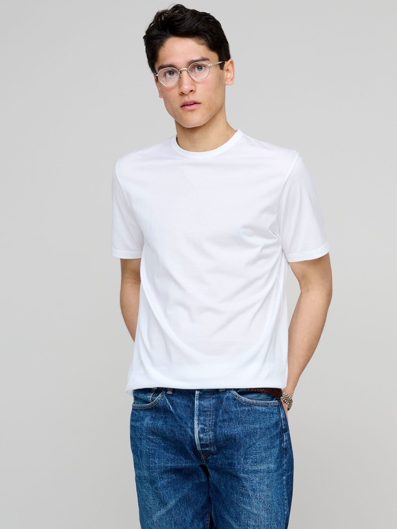 Classic Cotton T-shirt, White – Goods