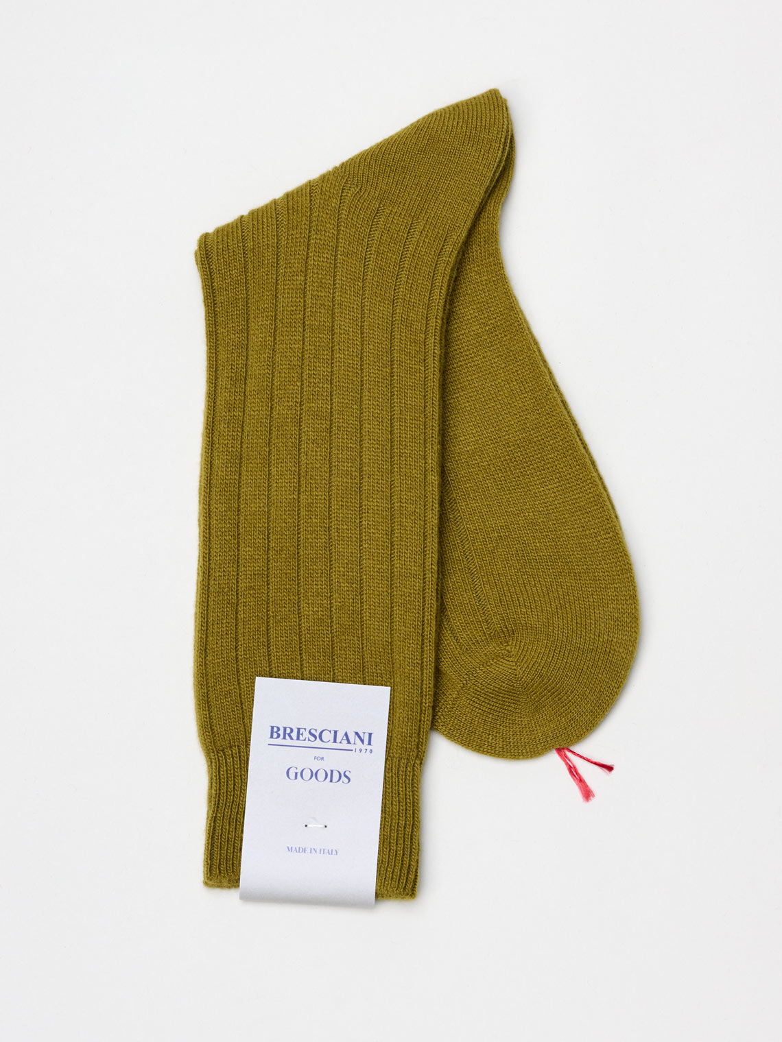 Cashmere Lambswool Socks Short, Light Moss