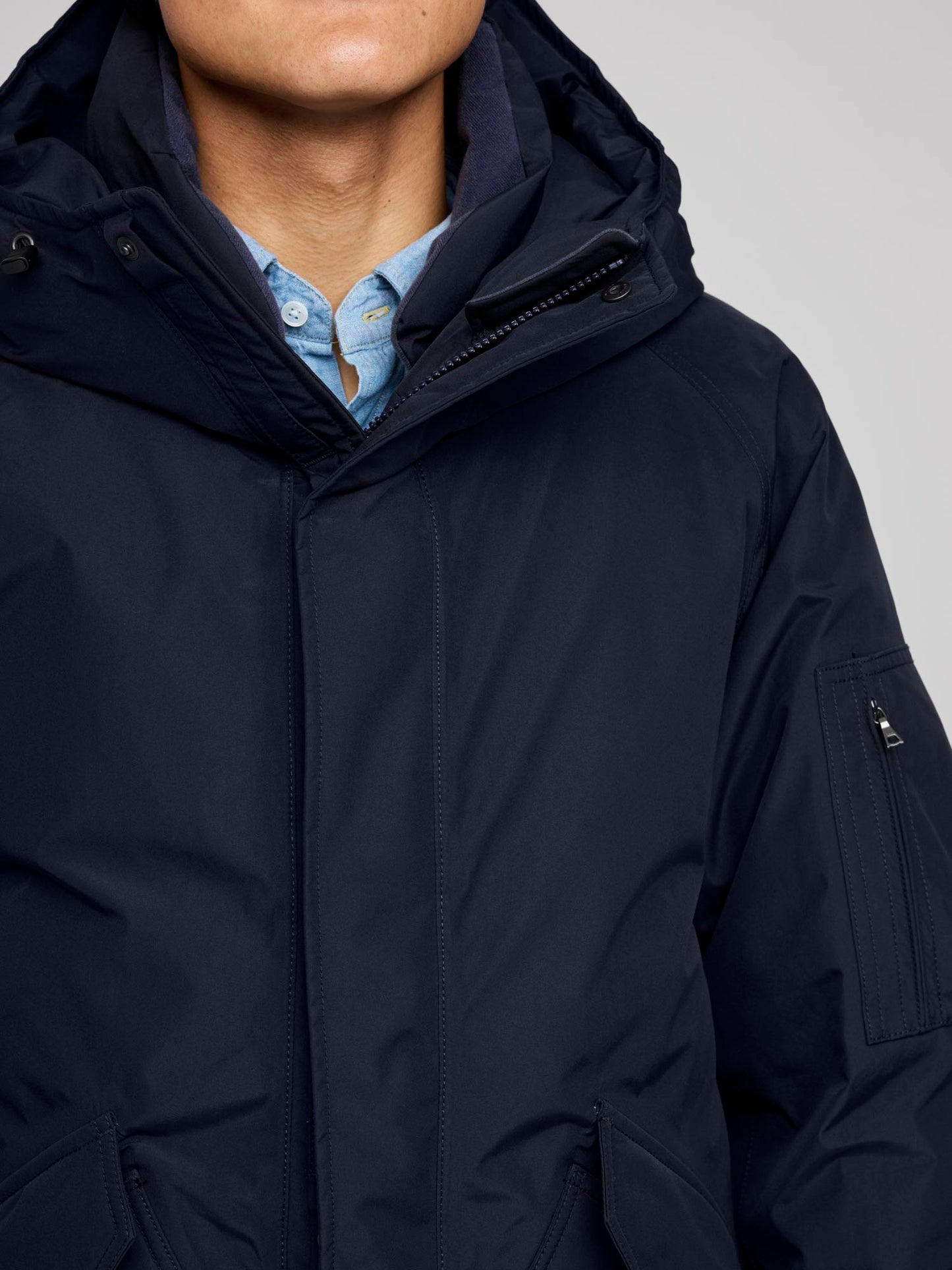 GORE-TEX® Down Coat, Navy