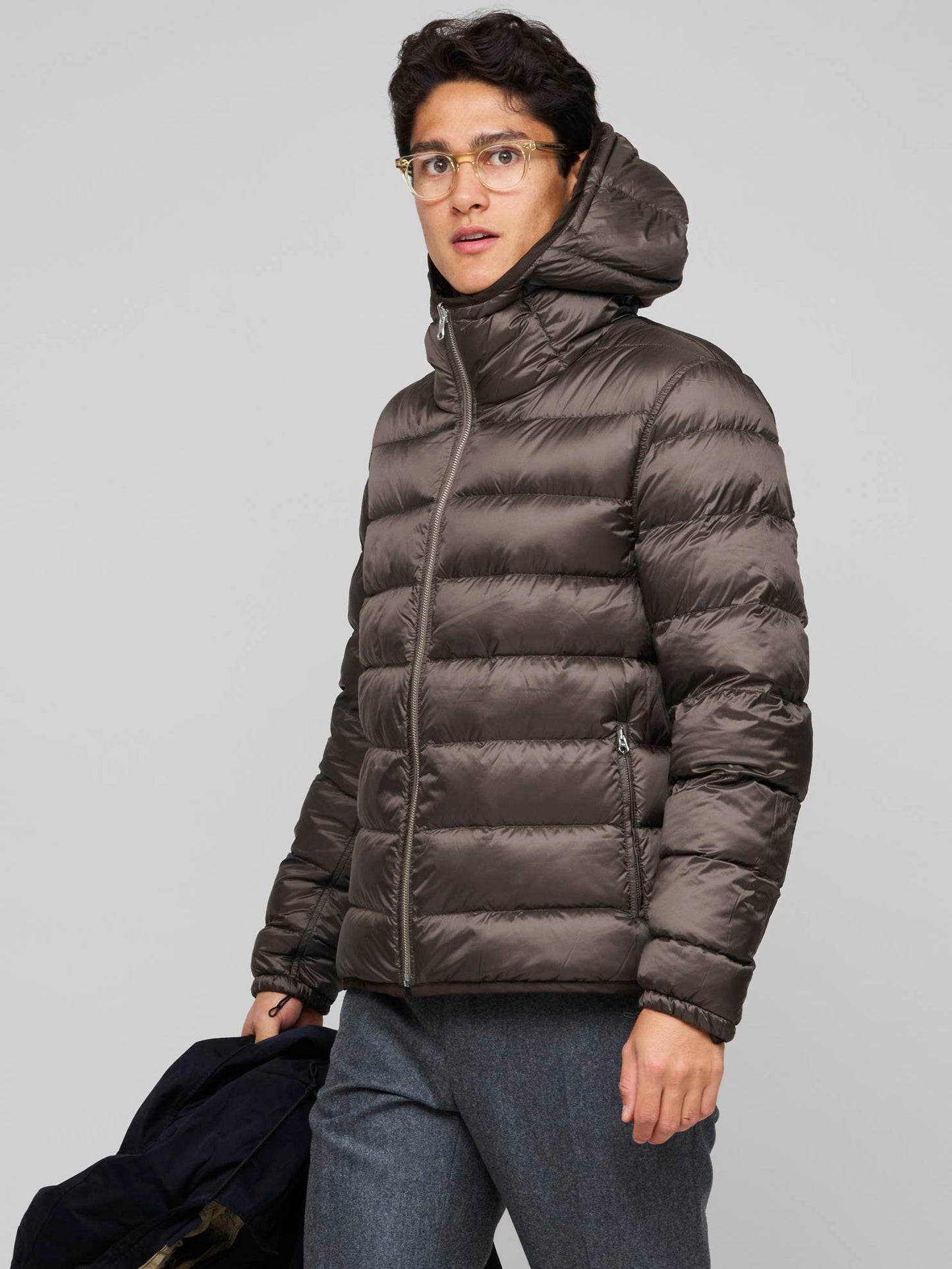 Cyclone Parka Navy, Brown Liner