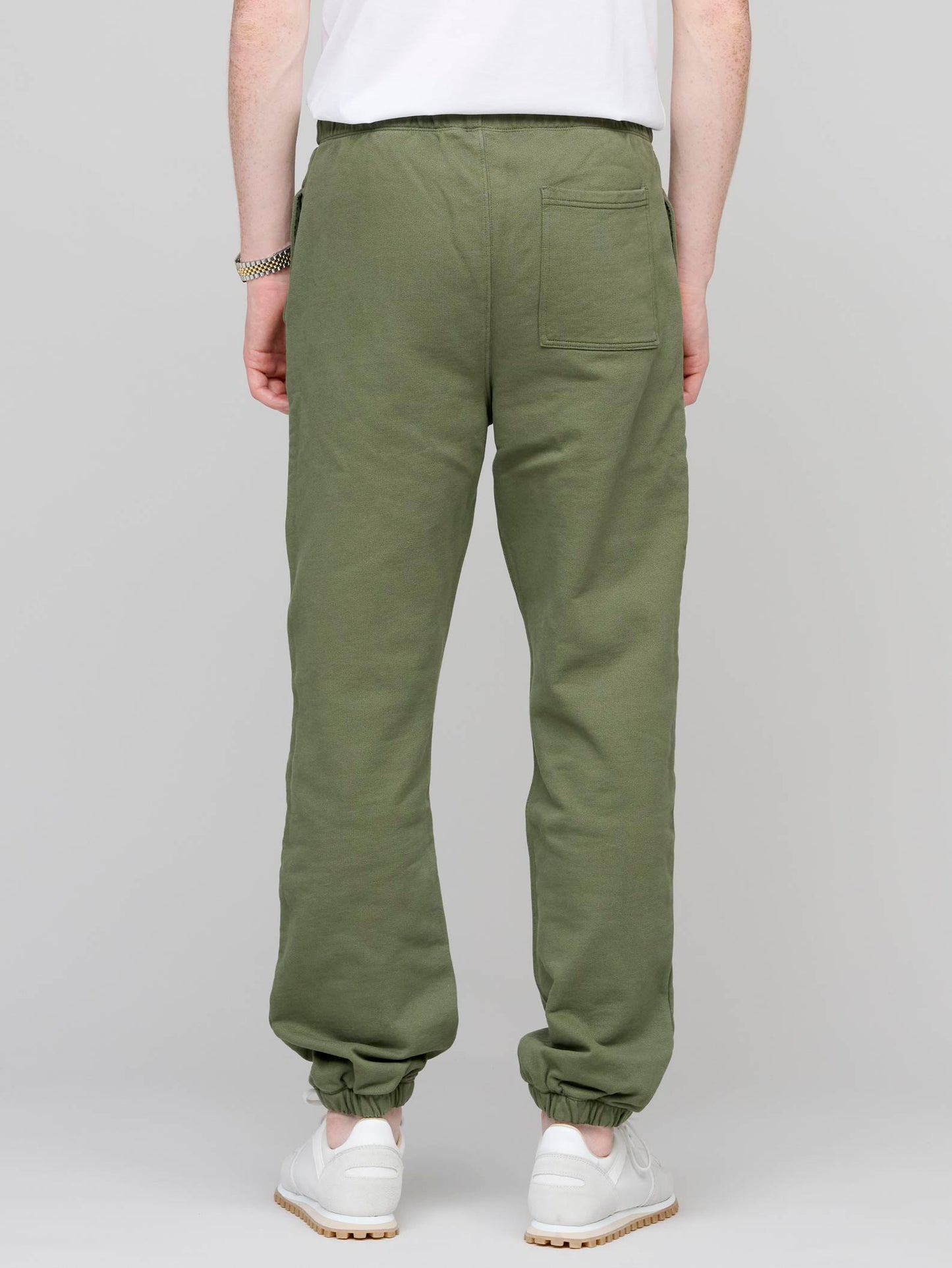 Cotton Loopback Sweatpants, Army Green
