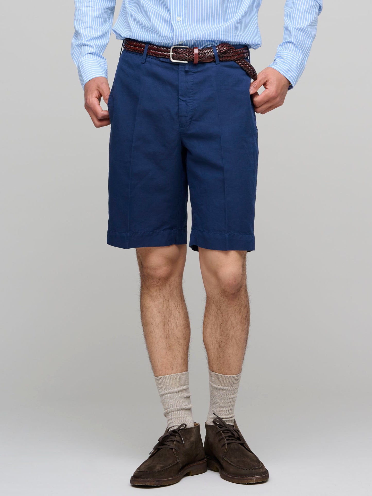 Regular Chinolino Shorts, Navy